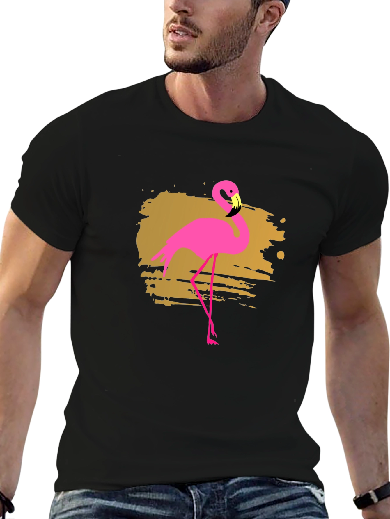 Black Flamingo Graphic Tee