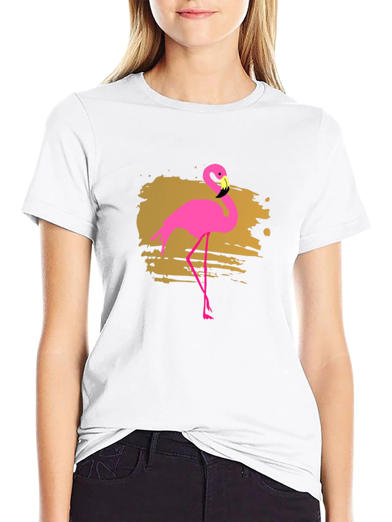 Black Flamingo Graphic Tee