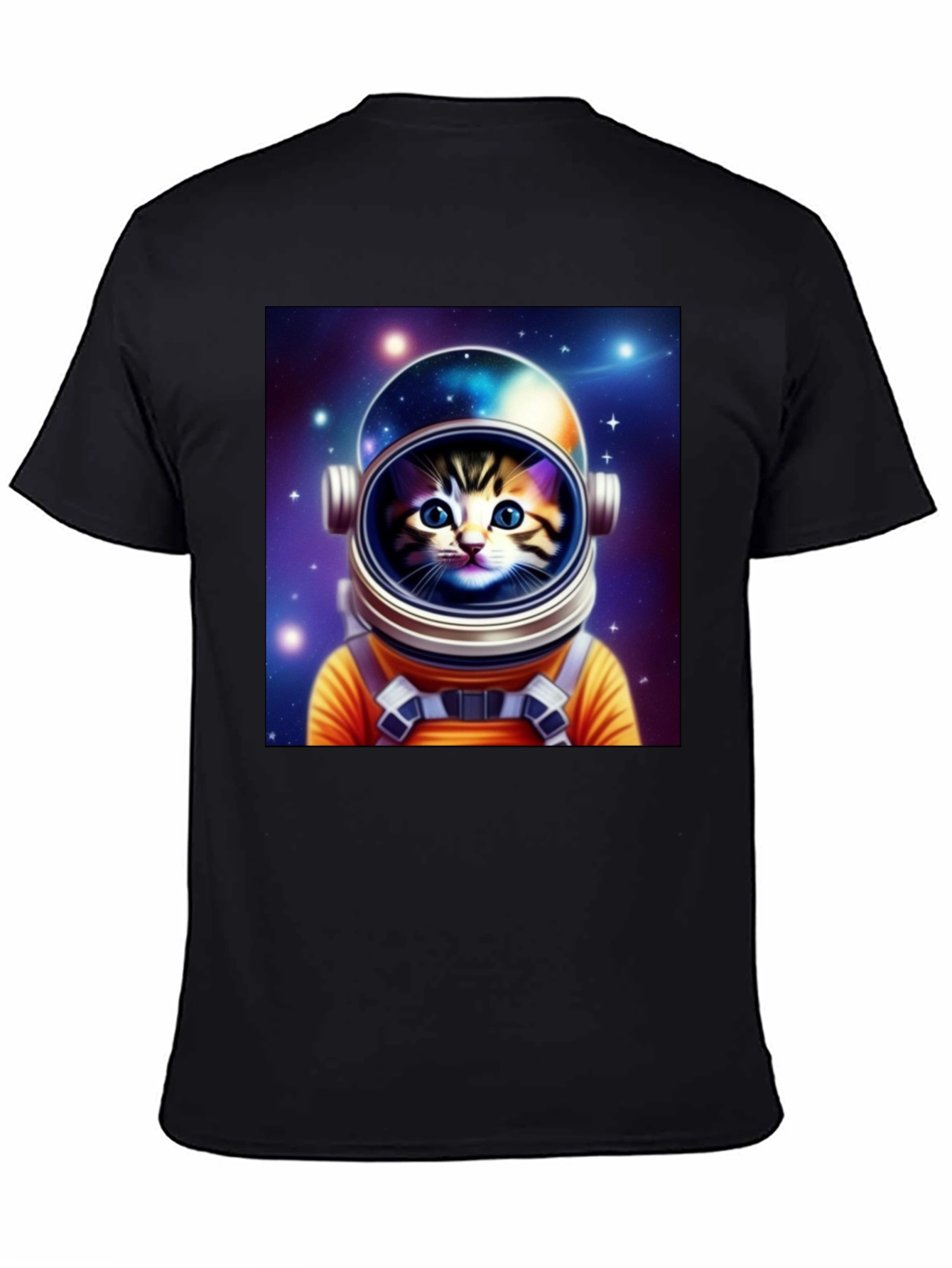 Astronaut Cat Graphic Tee - Space Kitten T-Shirt