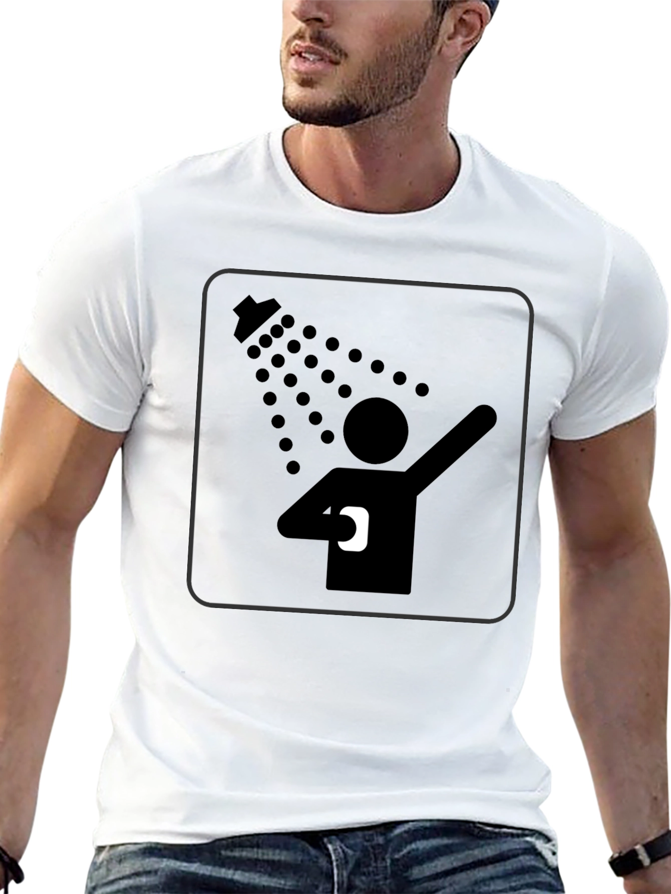 Funny Showering T-Shirt