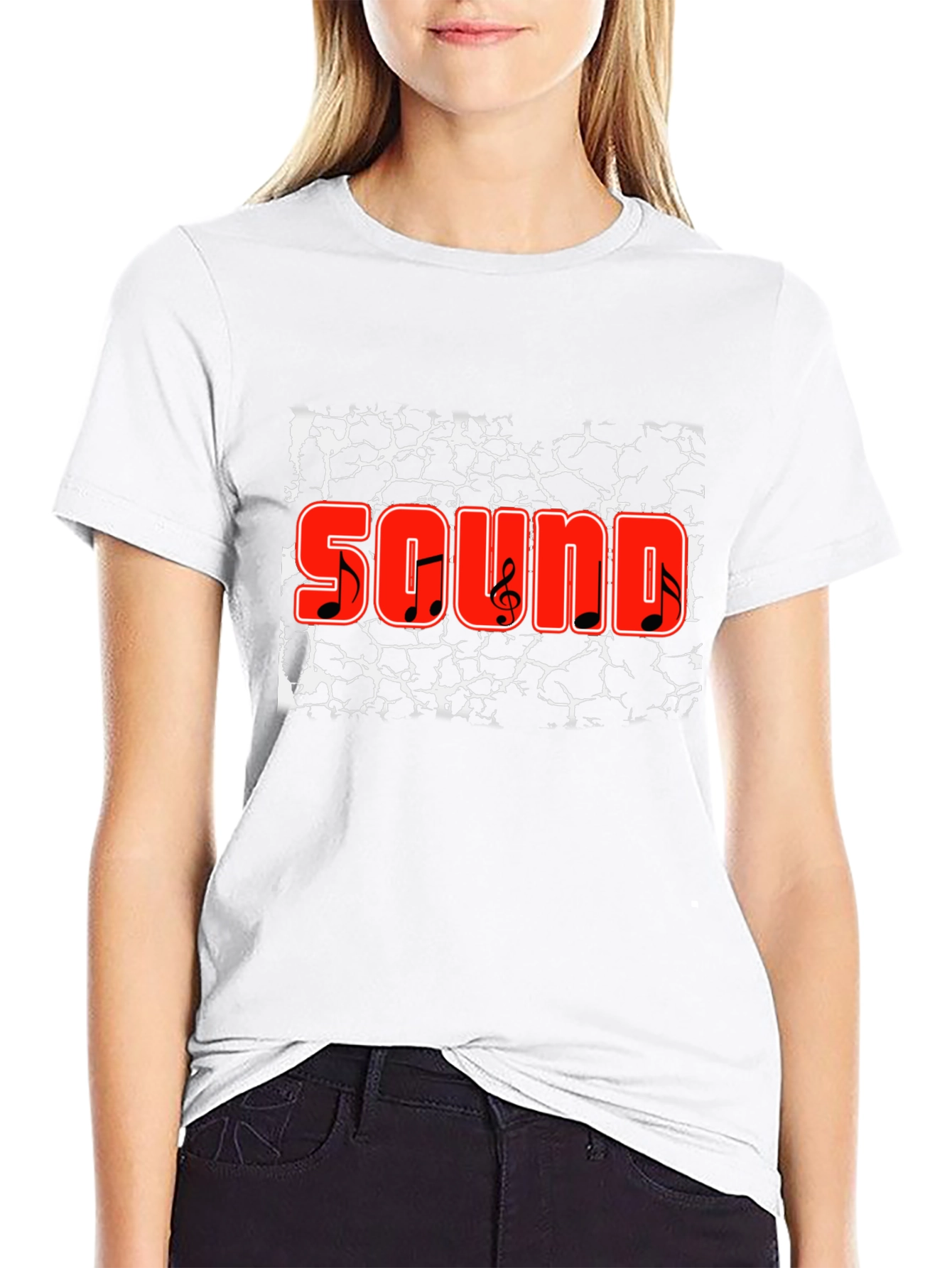 Sound Graphic Black T-Shirt - Music Lover Tee