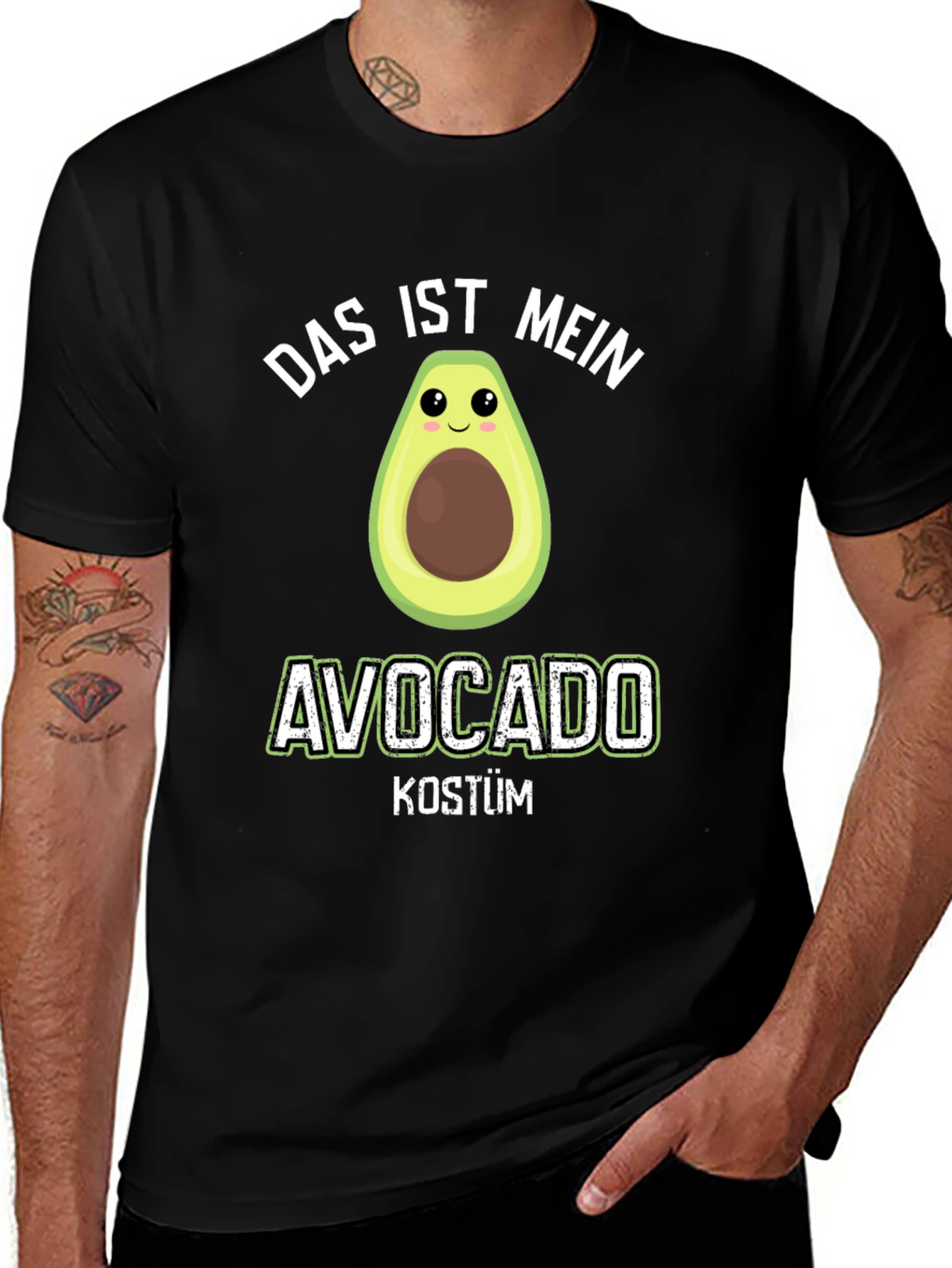 Funny Avocado Costume T-Shirt - Das Ist Mein Design