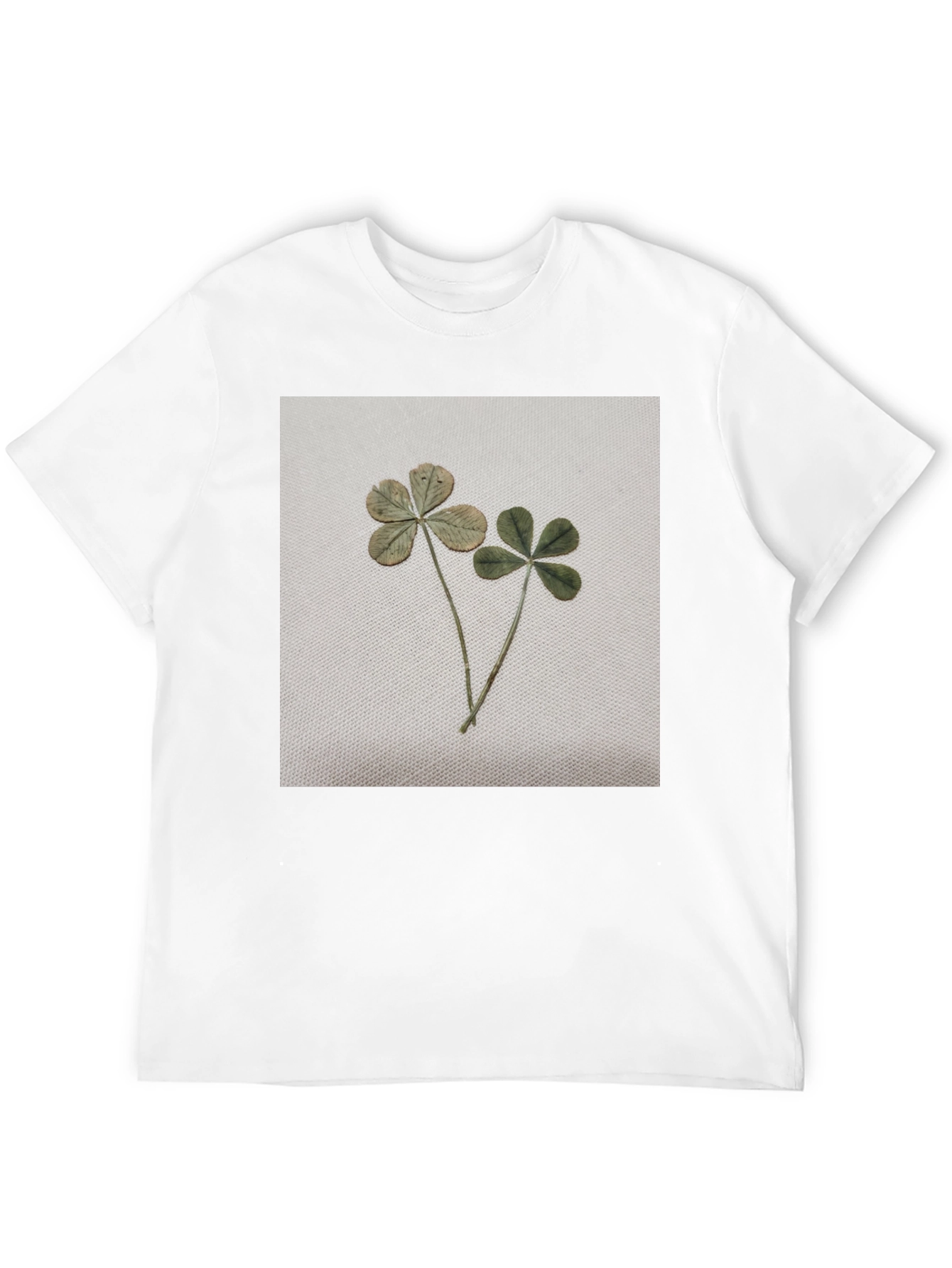 Clover Graphic Tee - Lucky Black Cotton T-Shirt