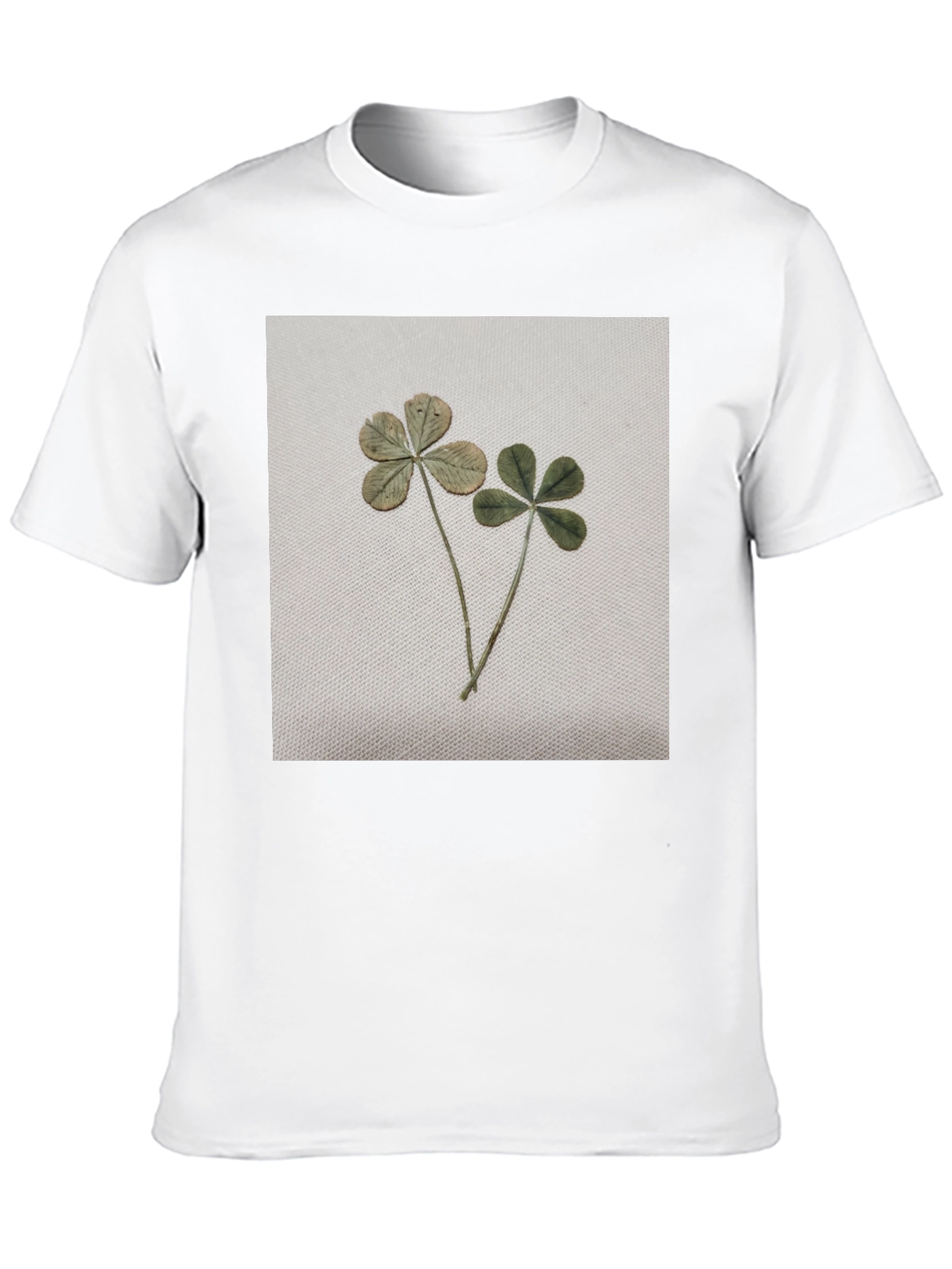 Clover Graphic Tee - Lucky Black Cotton T-Shirt