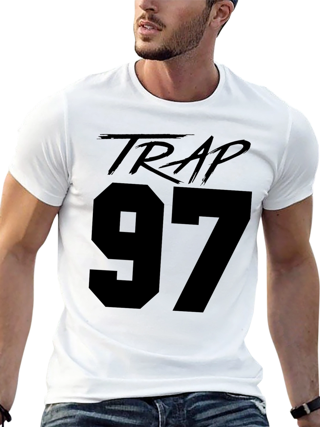 Trap 97 Black Graphic T-Shirt
