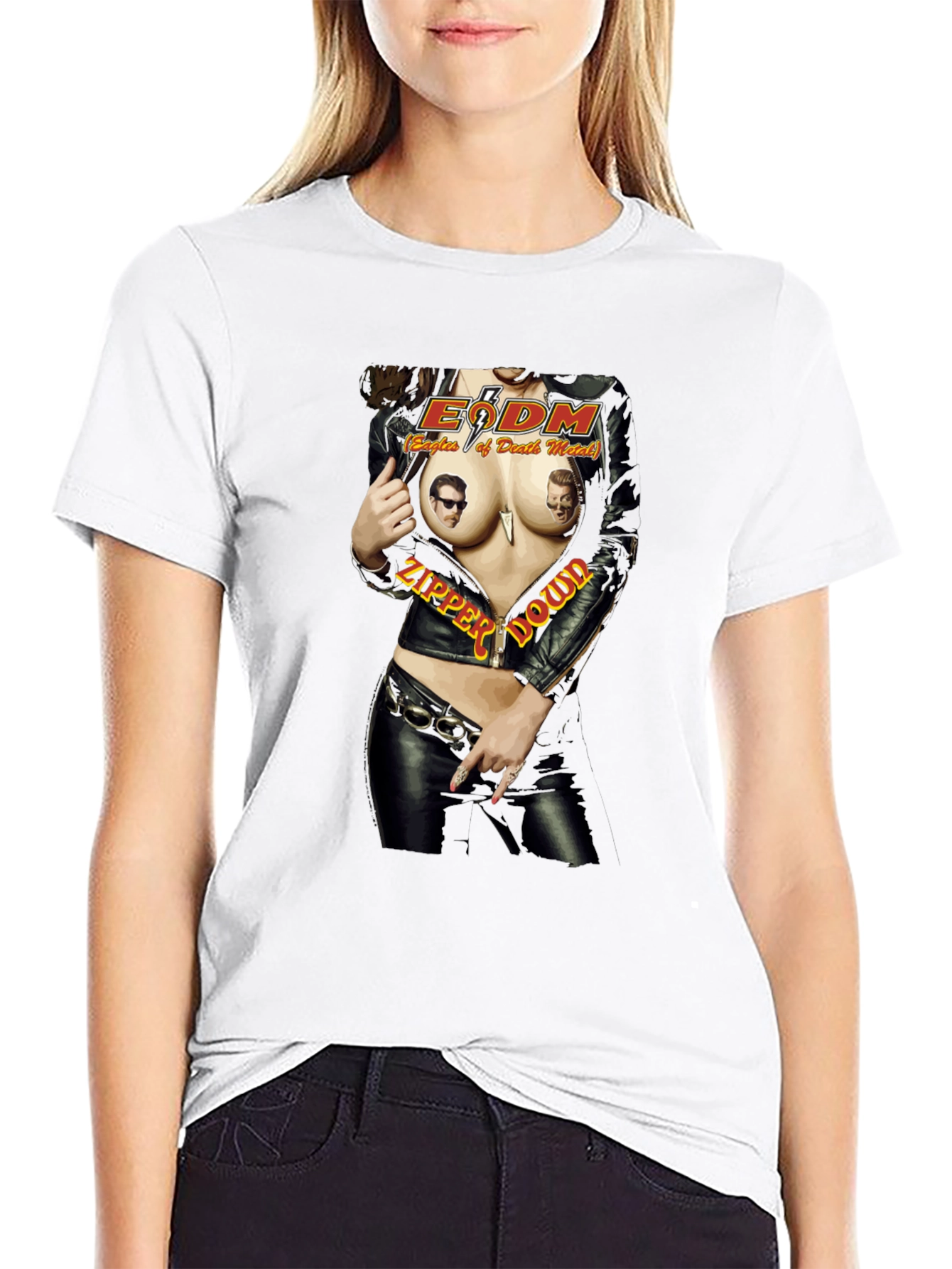 Eagles of Death Metal Zipper Down T-Shirt