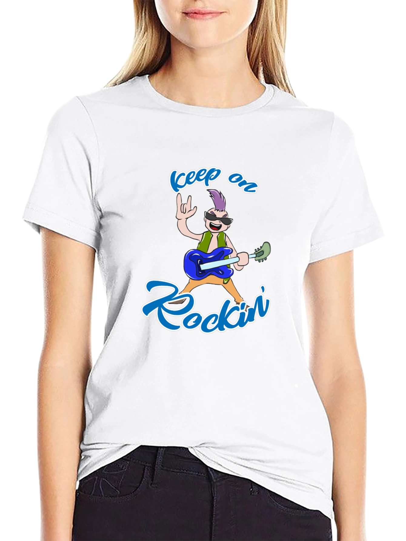 Rockin Cartoon Graphic Tee
