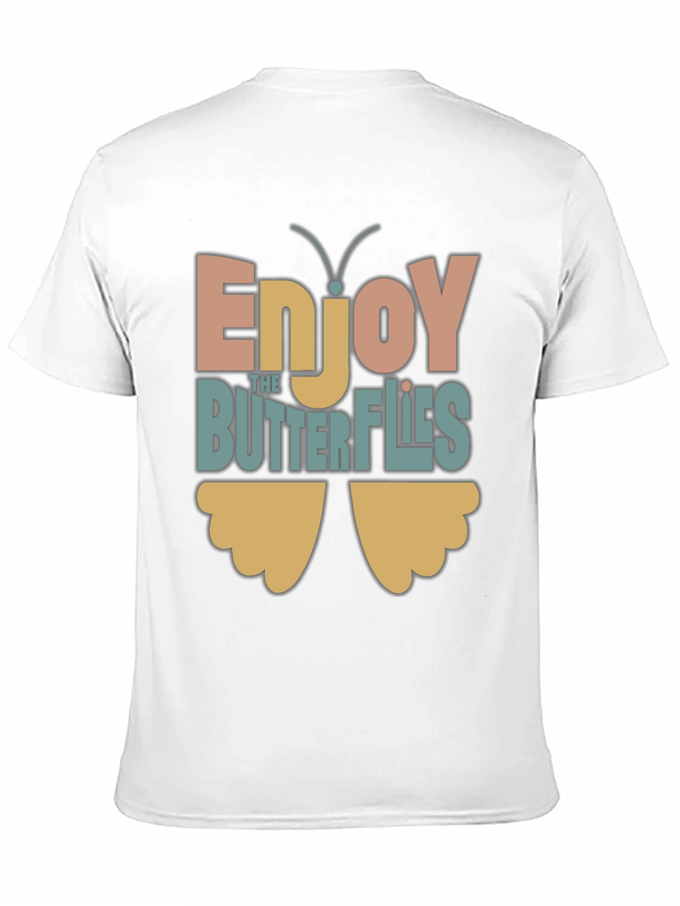 Enjoy The Butterflies Graphic T-Shirt - Relaxed Fit