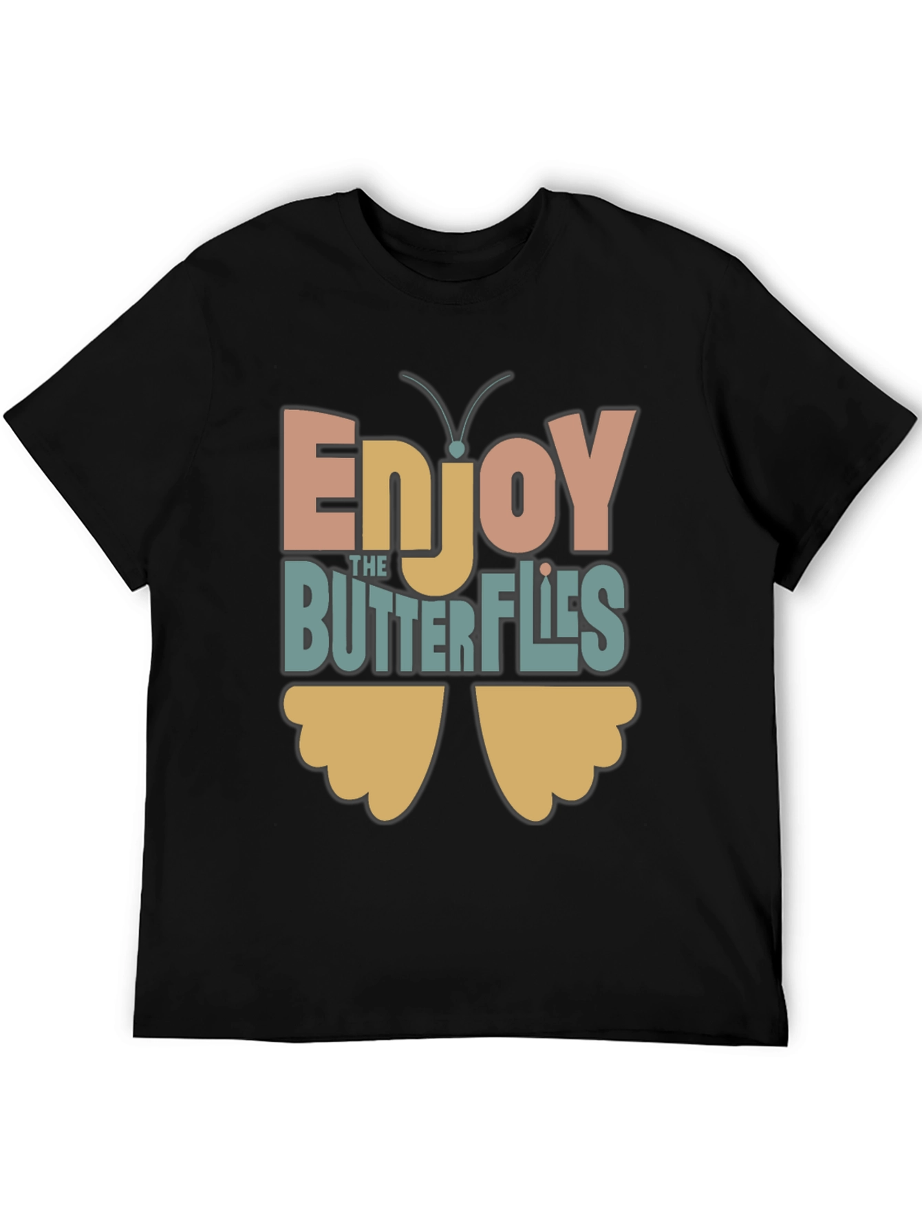 Enjoy The Butterflies Graphic T-Shirt - Relaxed Fit