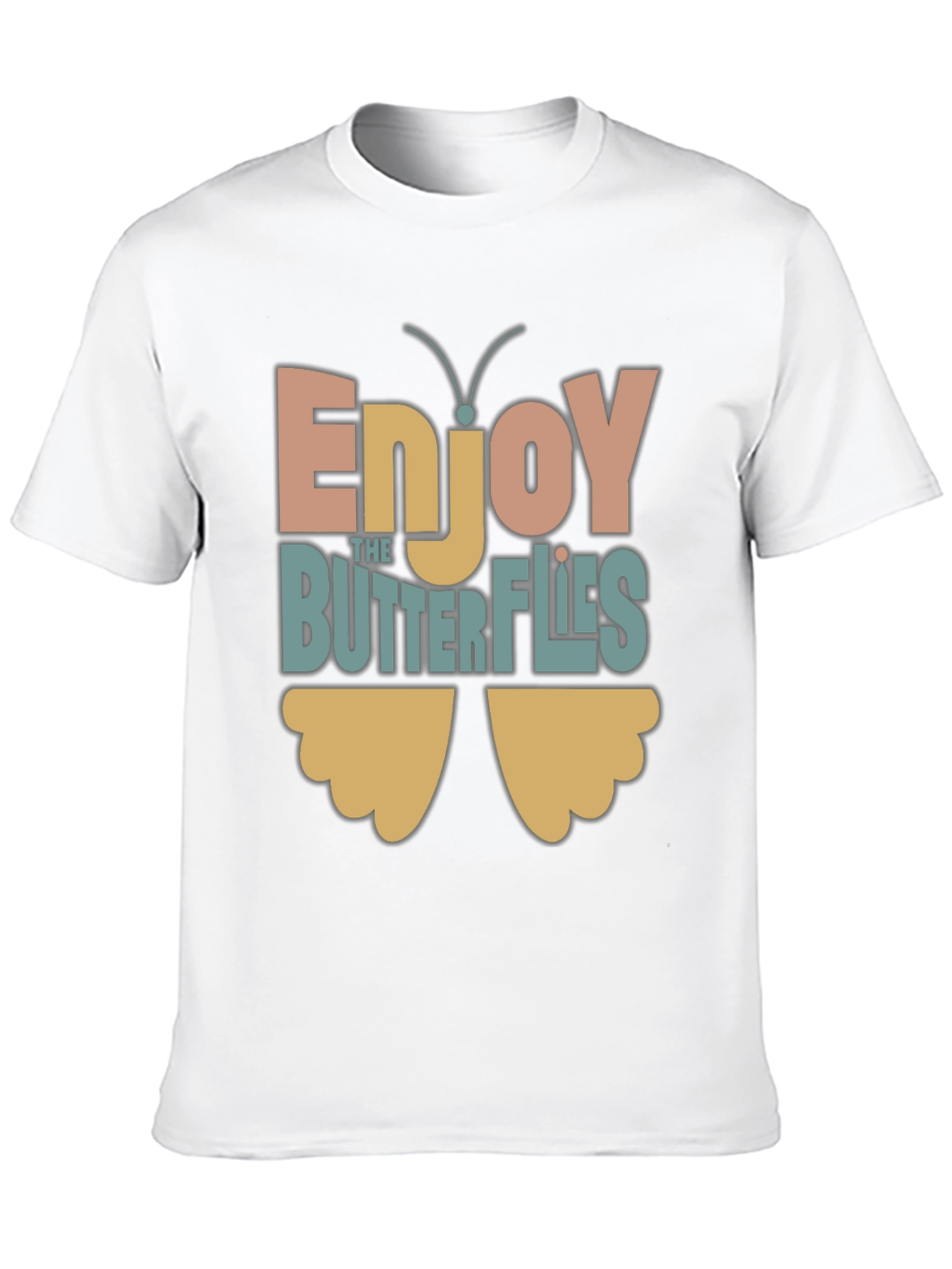 Enjoy The Butterflies Graphic T-Shirt - Relaxed Fit