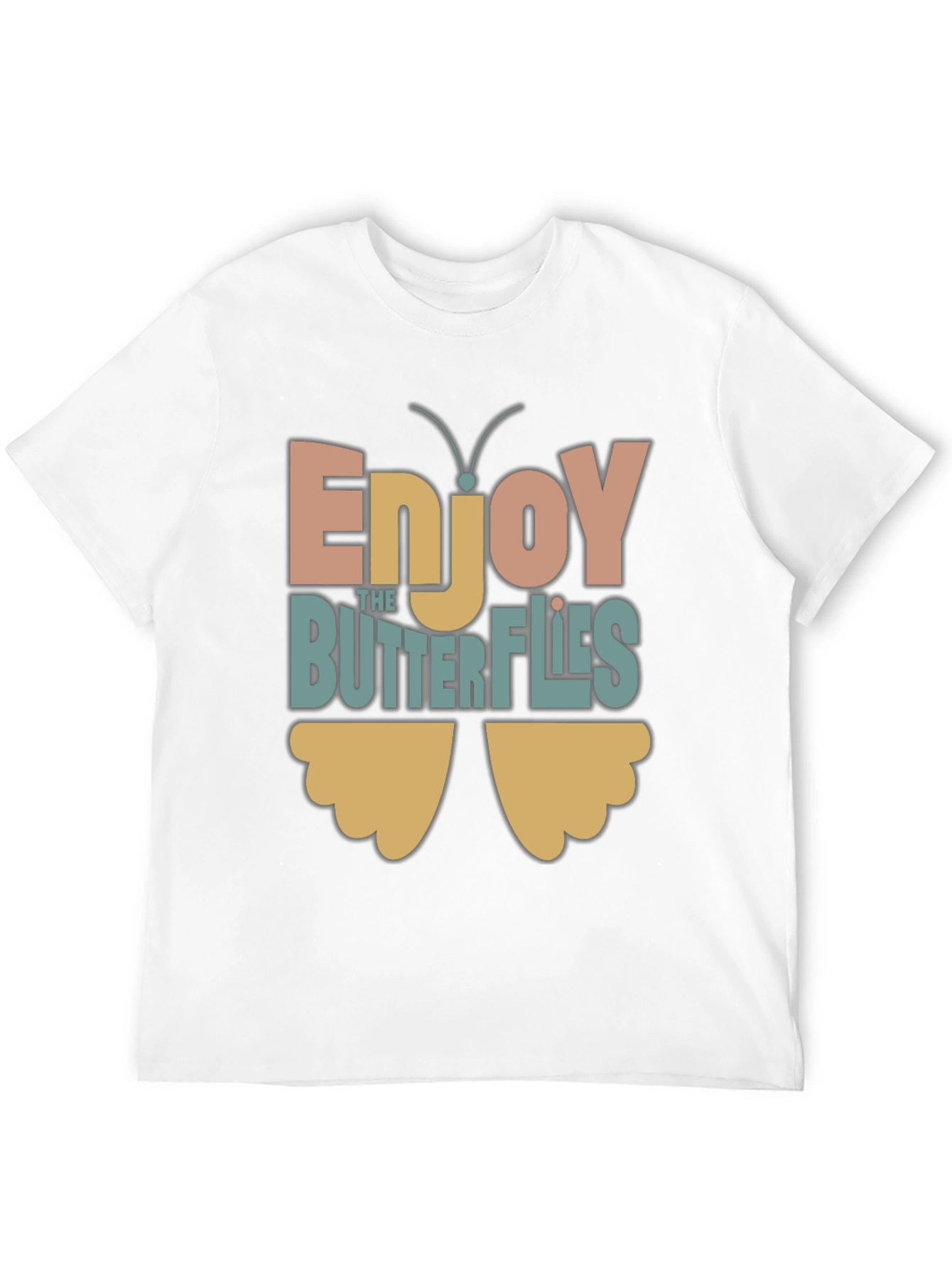 Enjoy The Butterflies Graphic T-Shirt - Relaxed Fit