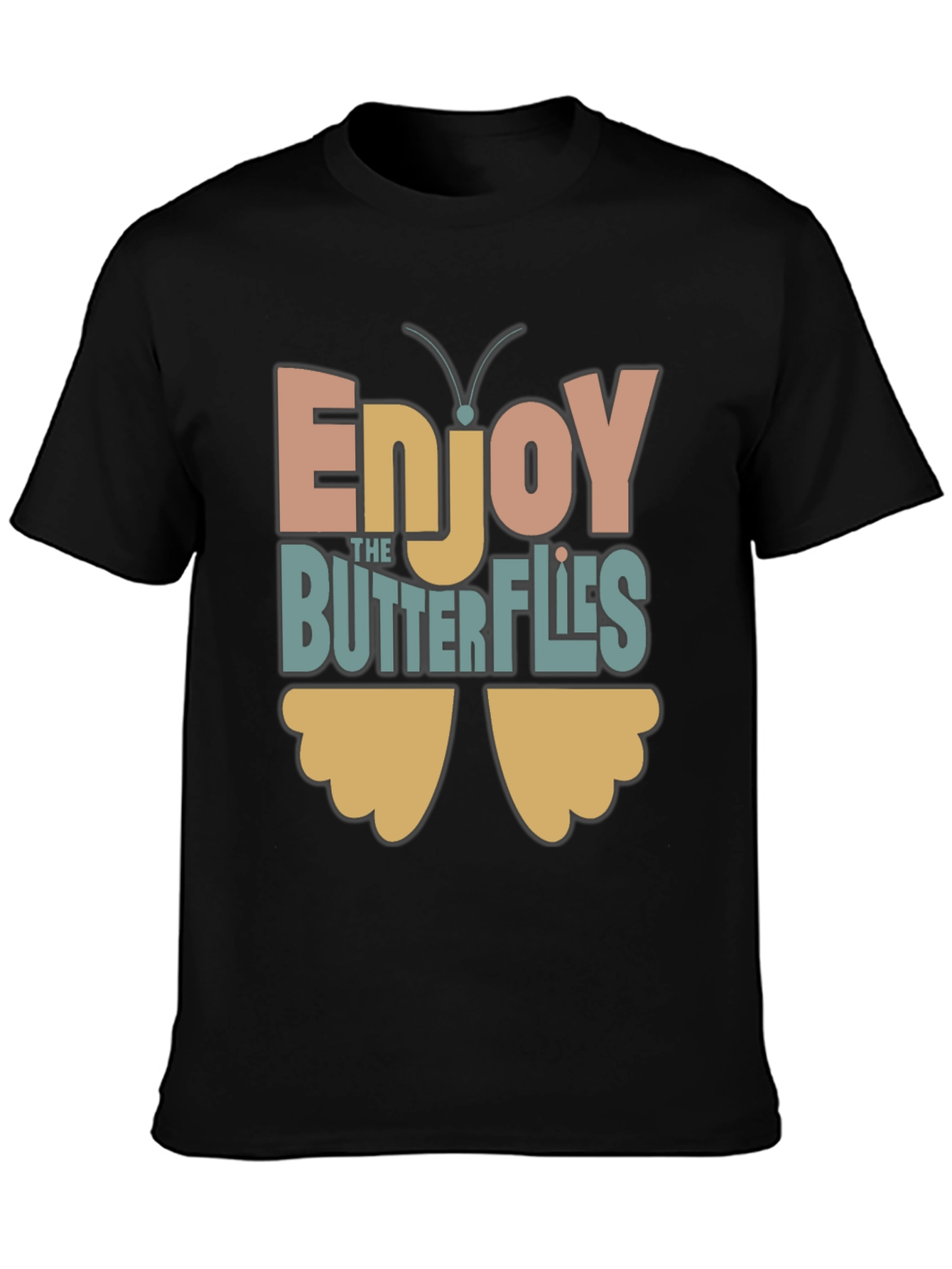 Enjoy The Butterflies Graphic T-Shirt - Relaxed Fit