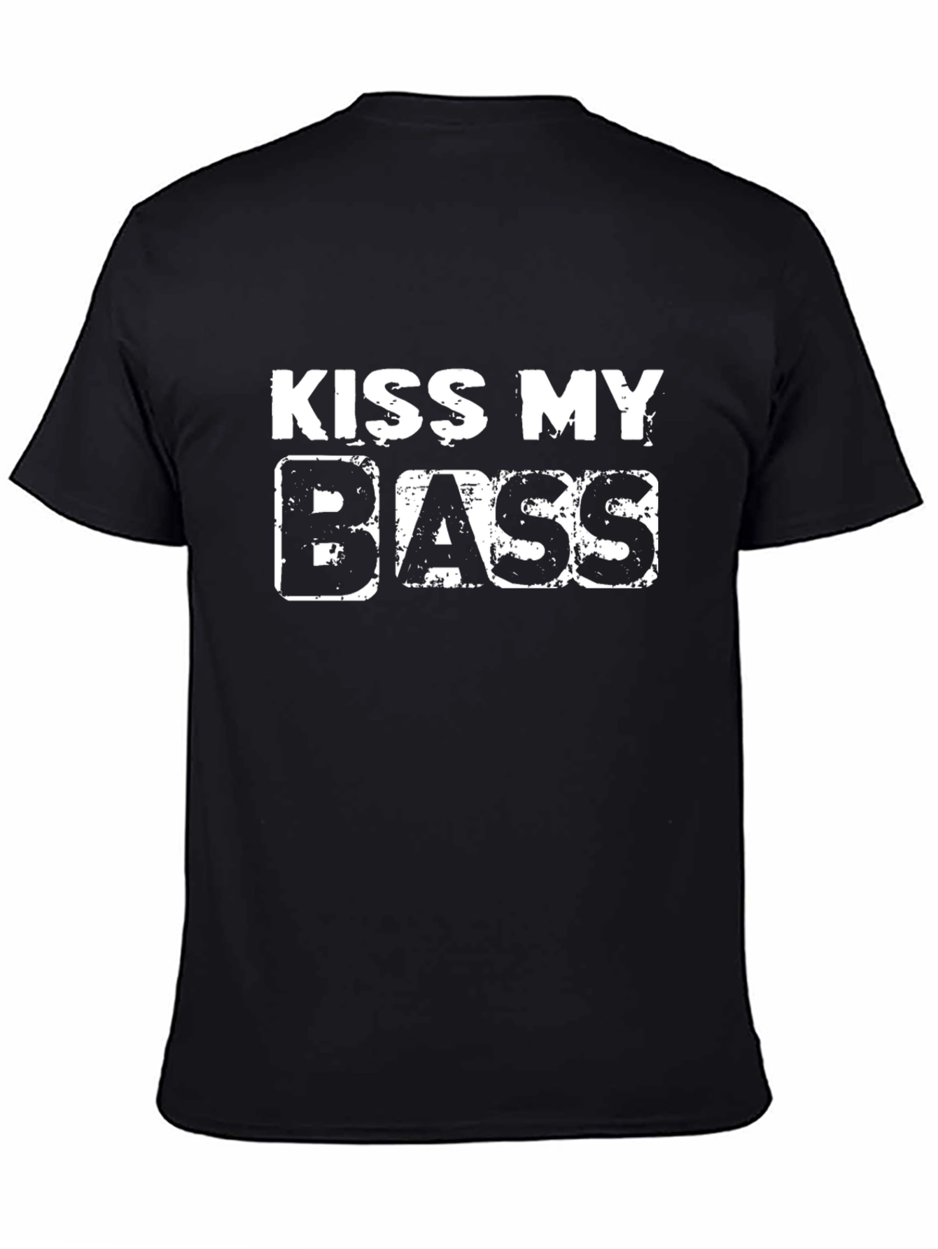 Kiss My Bass Funny Graphic T-Shirt