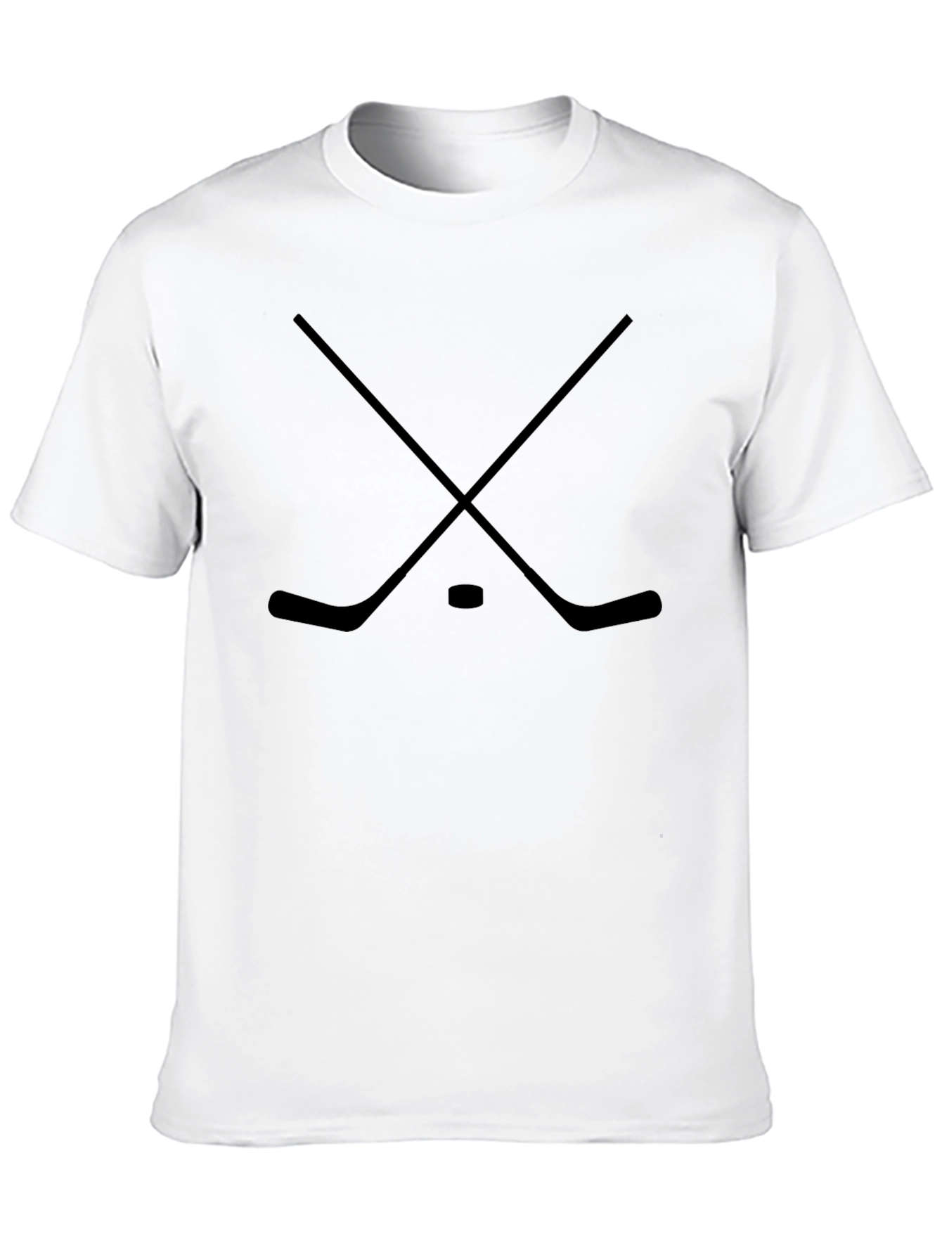 Hockey Sticks Graphic T-Shirt - Black