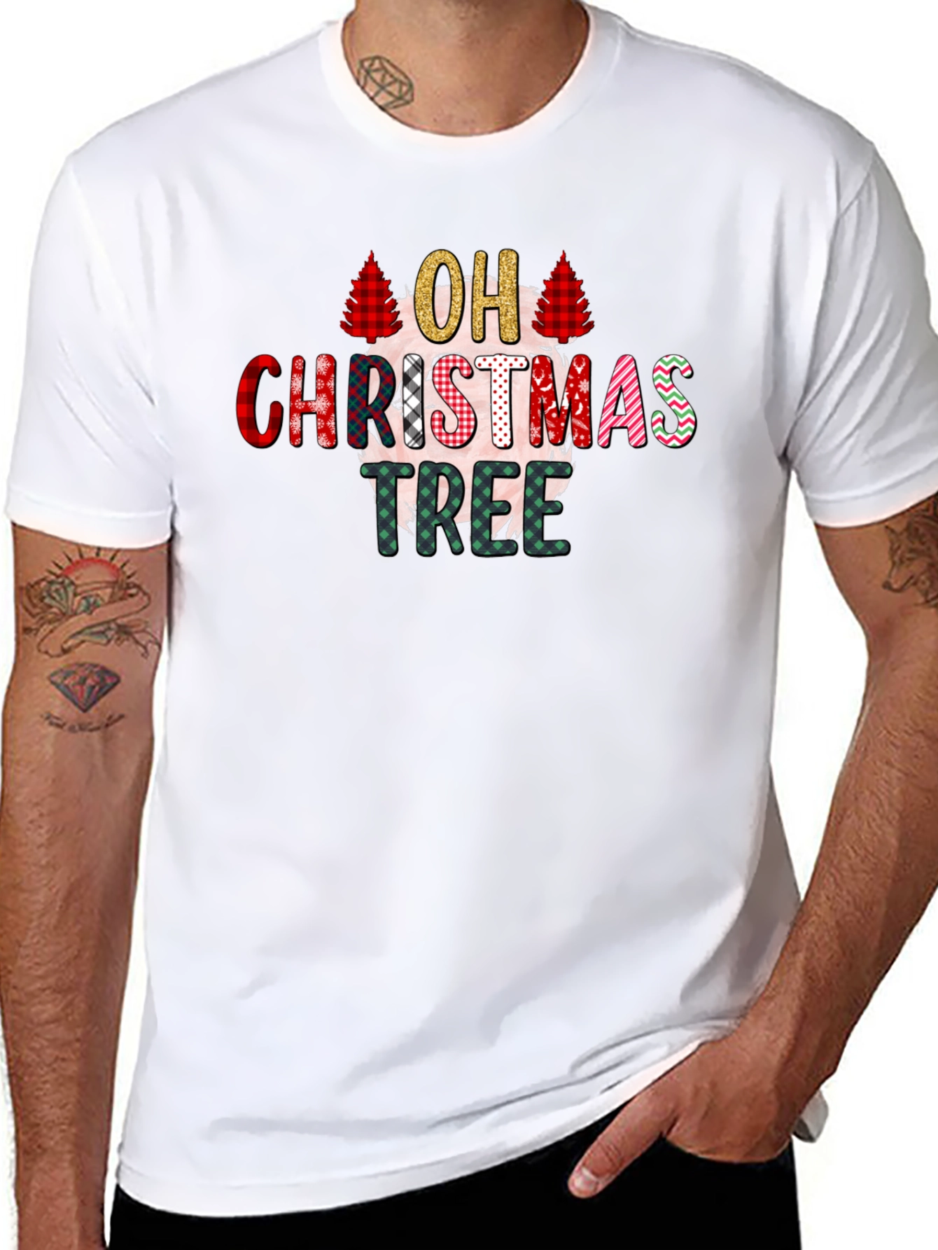 Oh Christmas Tree Festive Graphic Tee