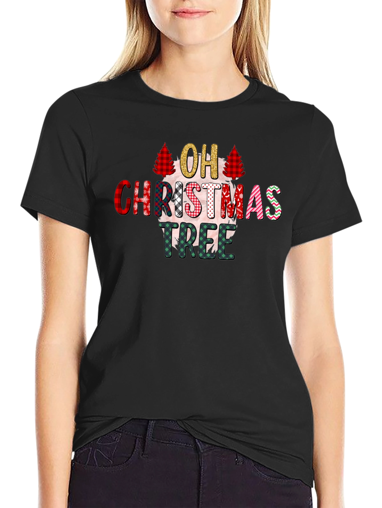 Oh Christmas Tree Festive Graphic Tee