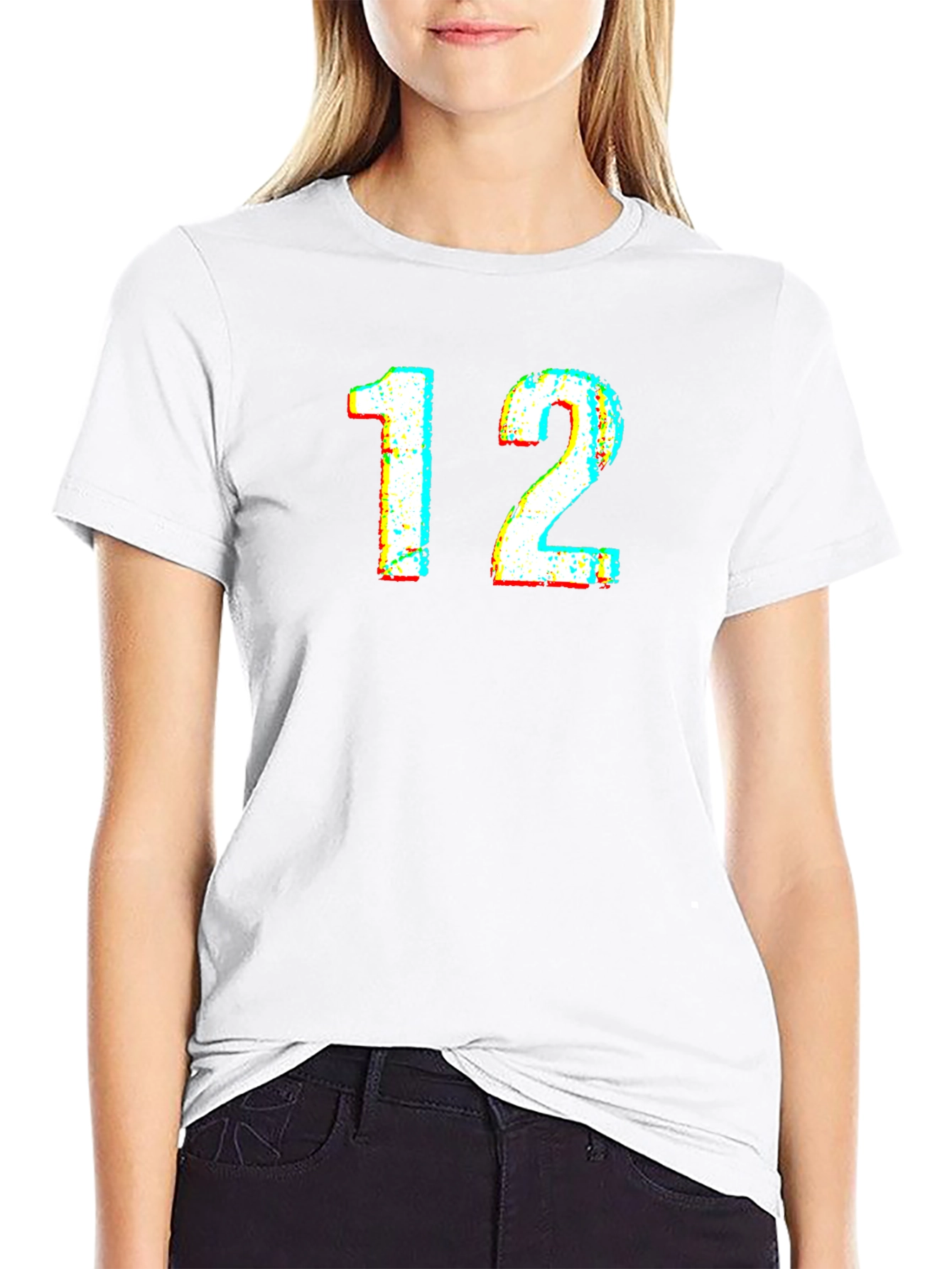 Number 12 Graphic Tee - Casual Cool