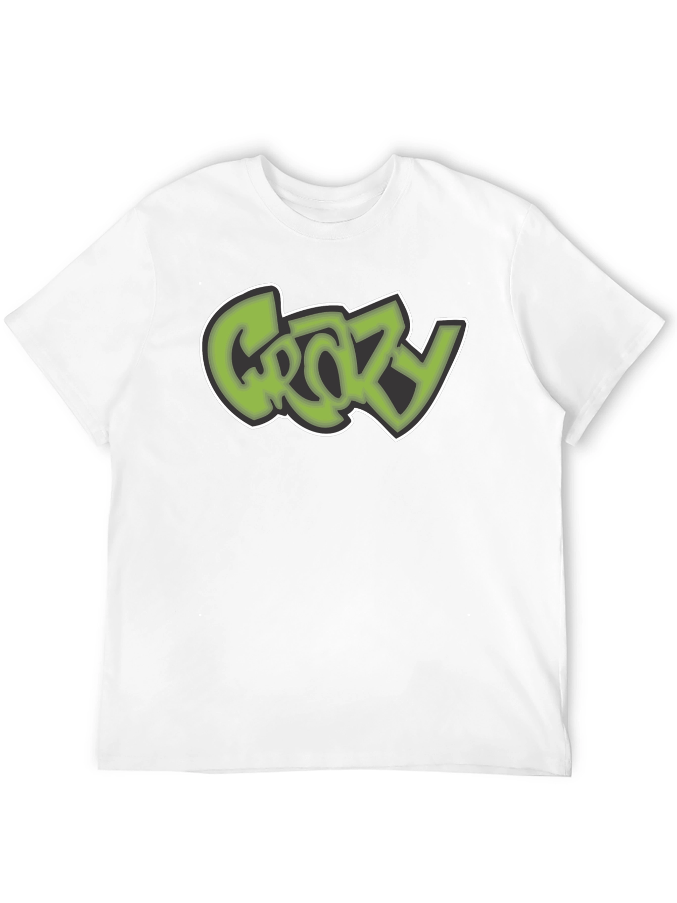 Crazy Graffiti Style T-Shirt - Black