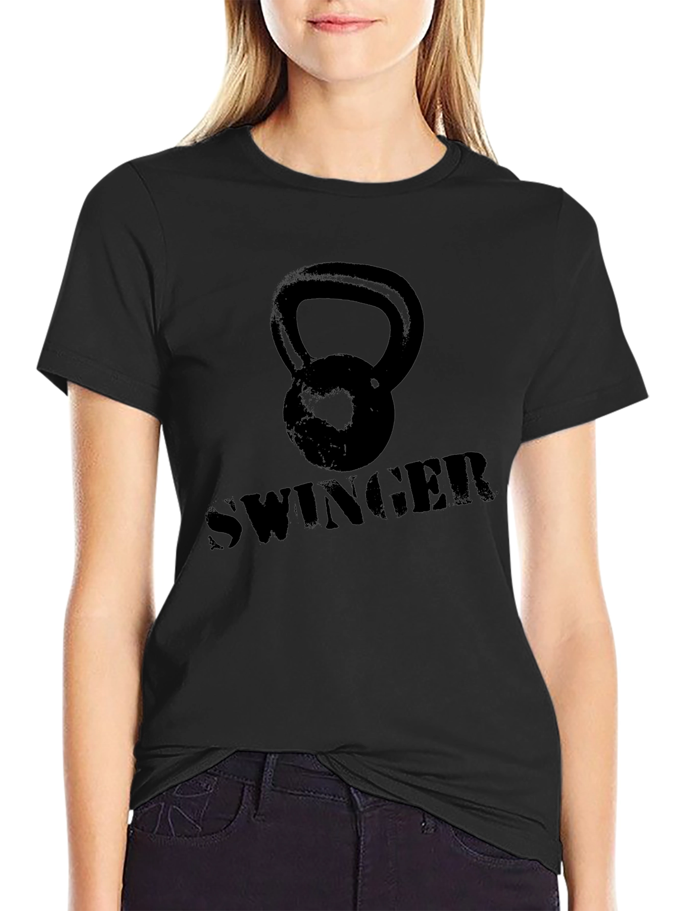 Kettlebell Swinger Graphic Tee - Fitness Lovers Shirt