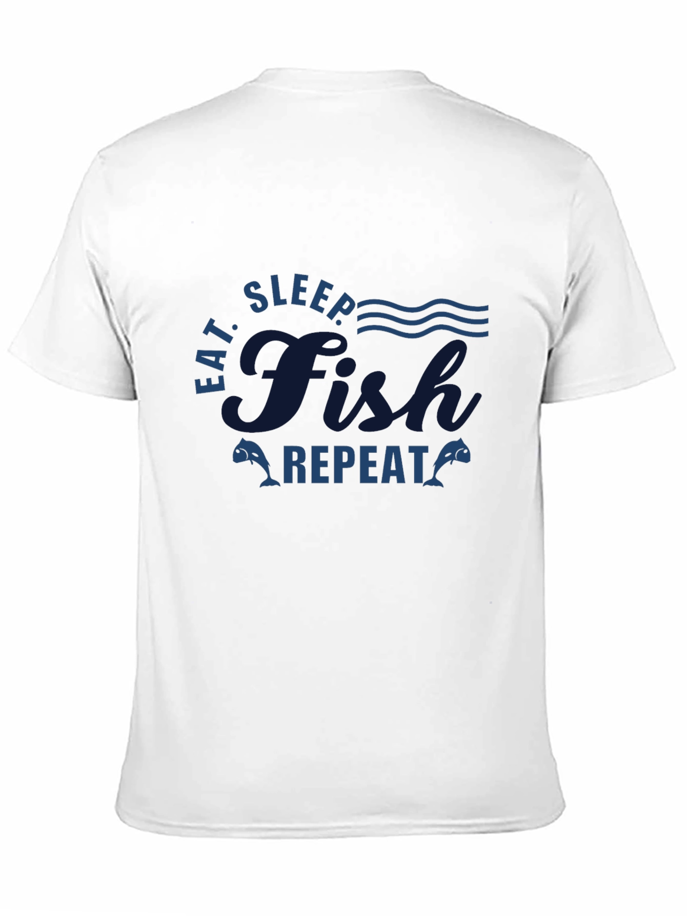 Eat Sleep Fish Repeat Graphic T-Shirt