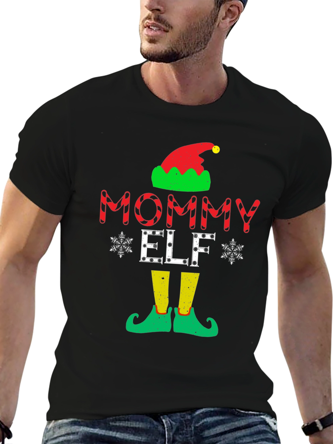 Mommy Elf Christmas T-Shirt