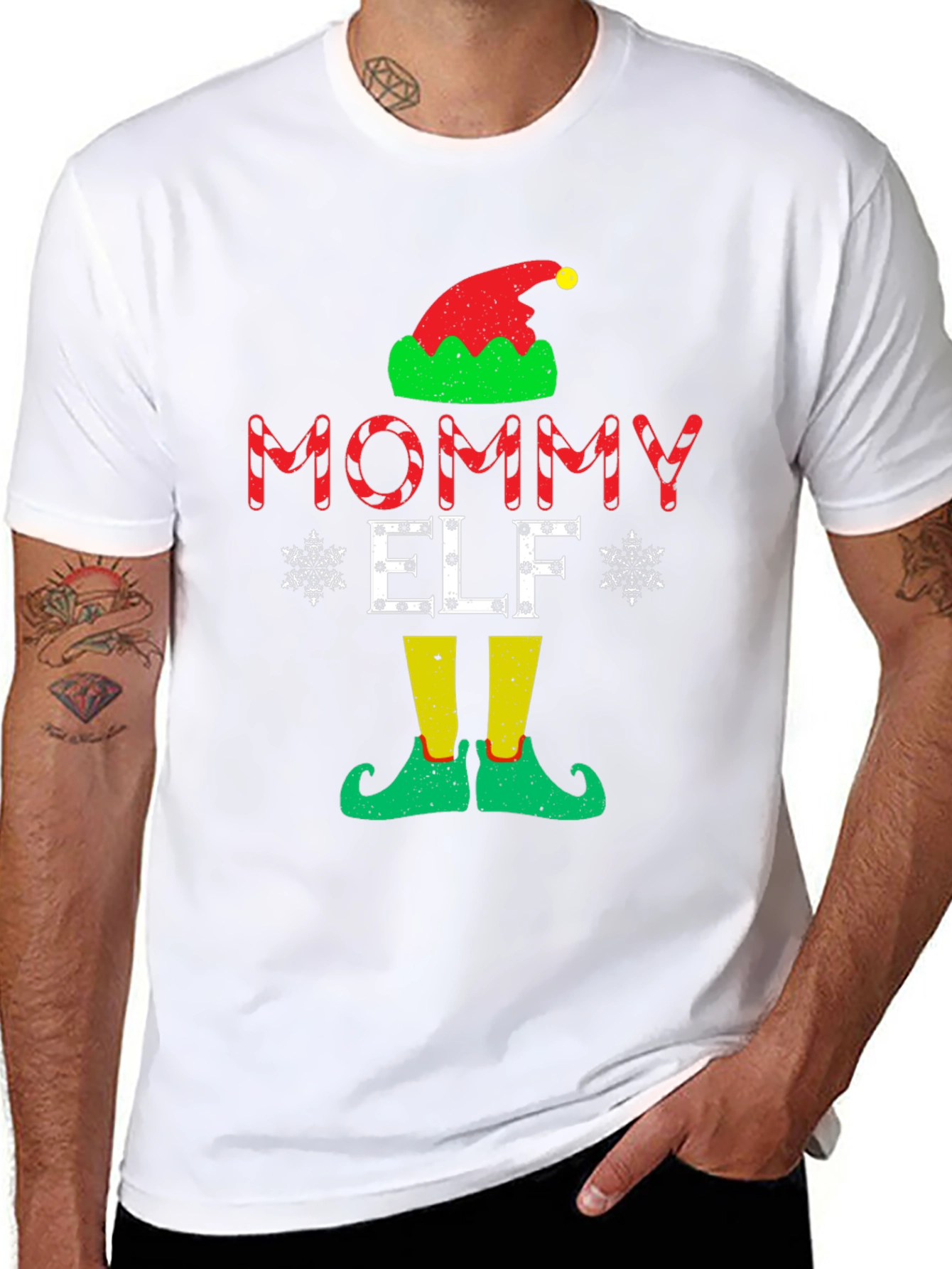 Mommy Elf Christmas T-Shirt