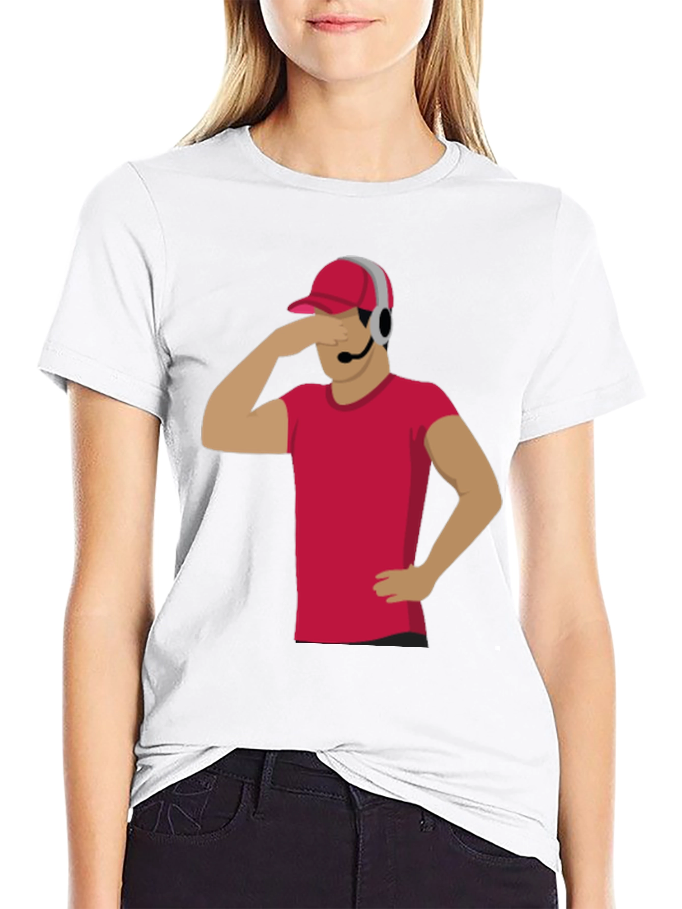 Funny Gamer T-Shirt with Headset - Novelty Graphic Tee
