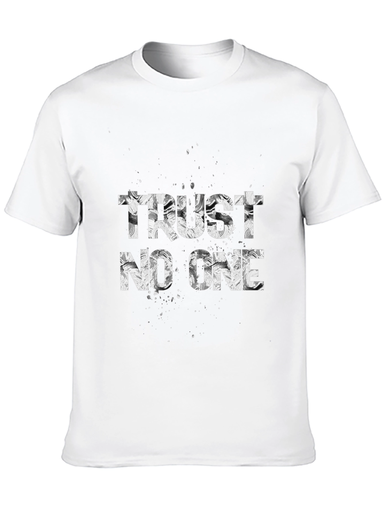 Trust No One Black Graphic Tee