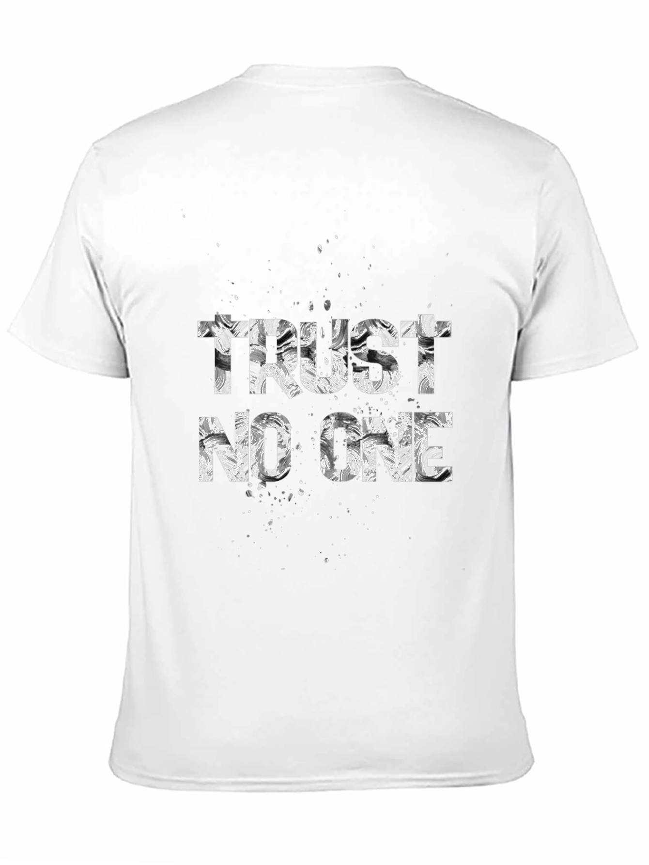 Trust No One Black Graphic Tee