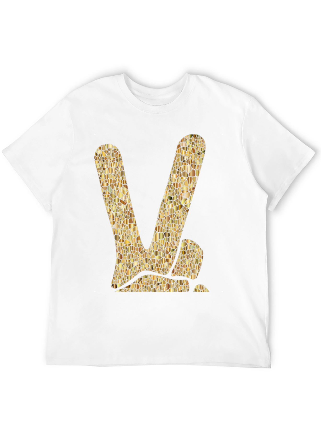 Peace Sign Graphic Tee - Stylish Black T-Shirt
