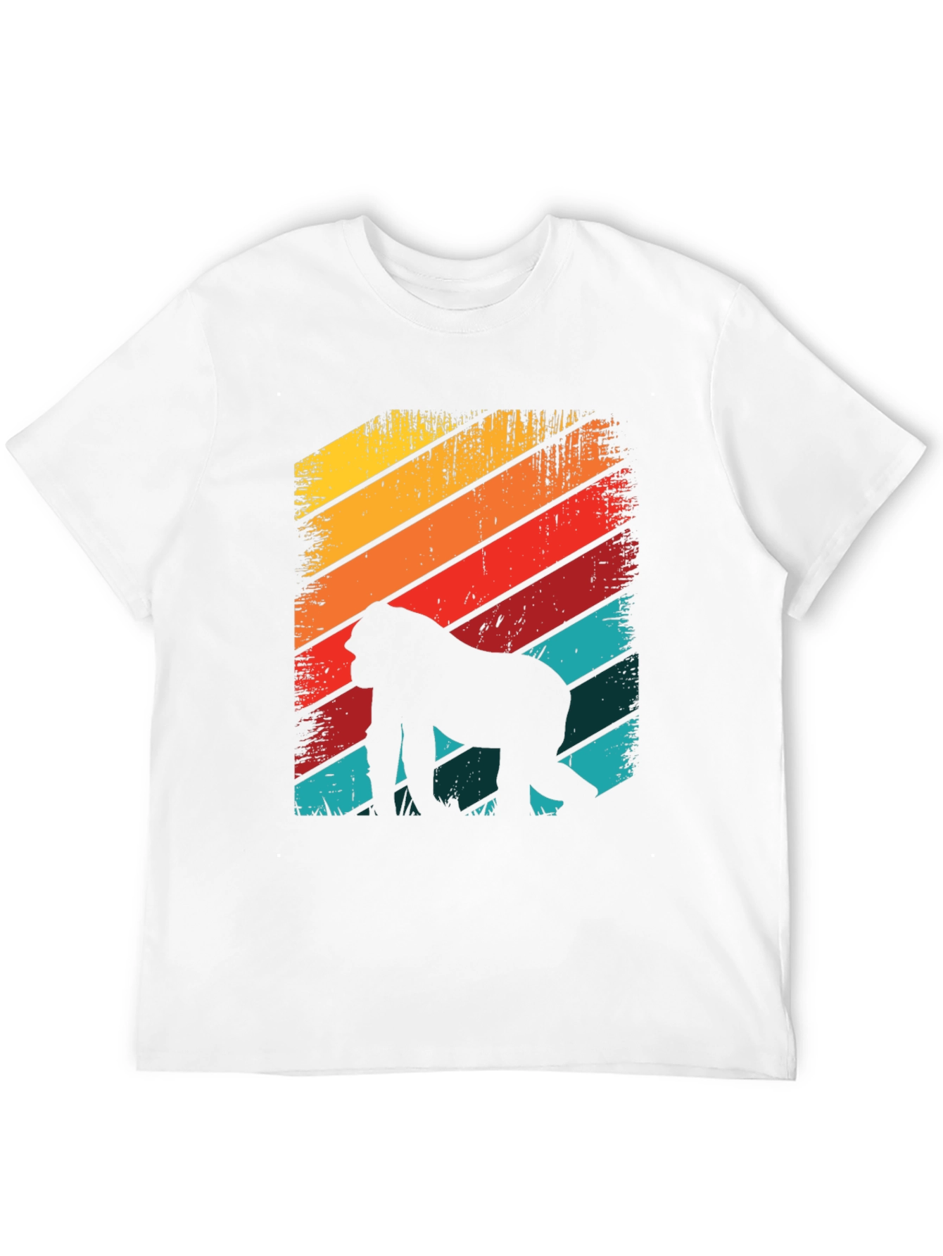Retro Gorilla Silhouette Graphic Tee