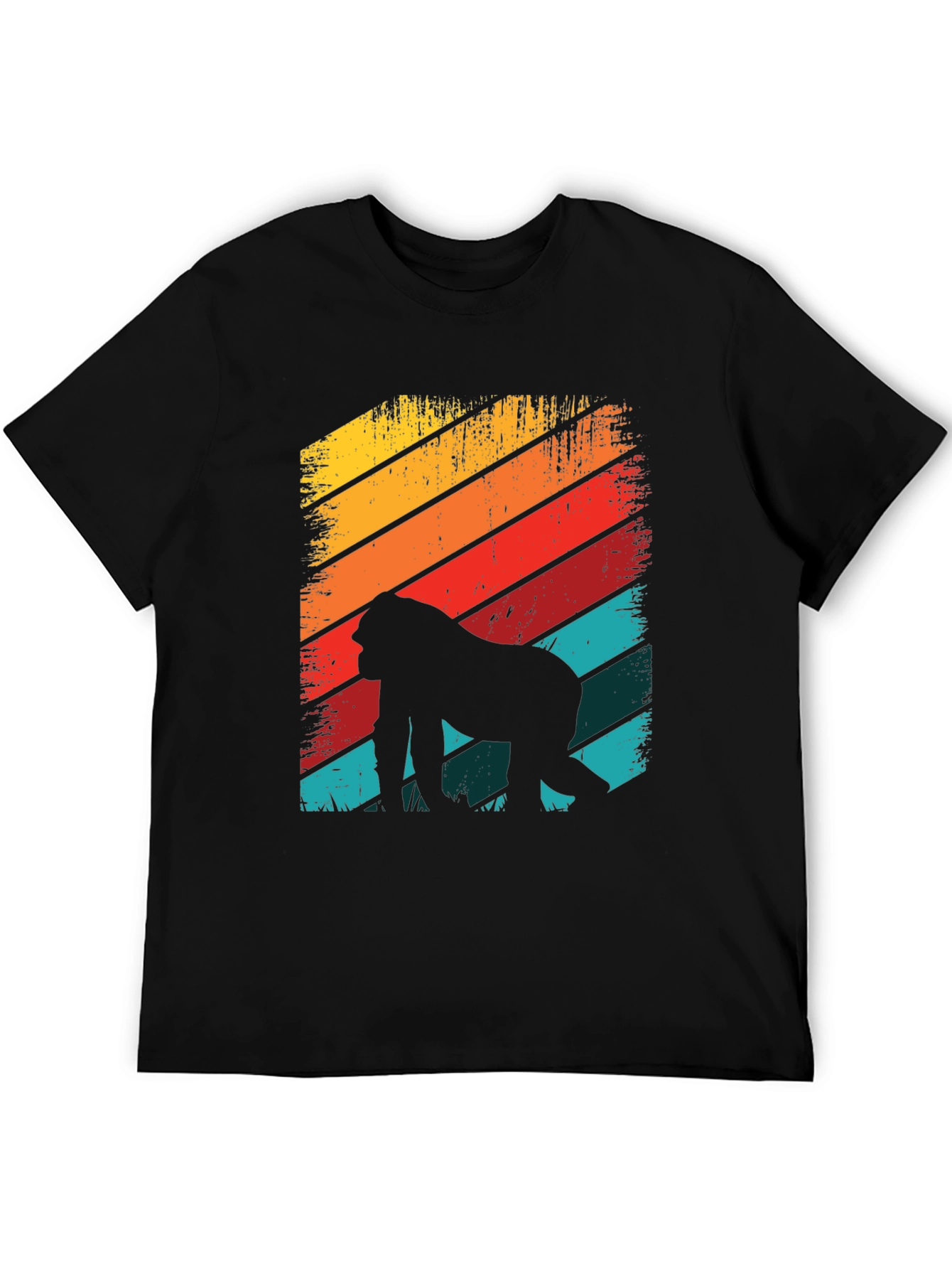 Retro Gorilla Silhouette Graphic Tee