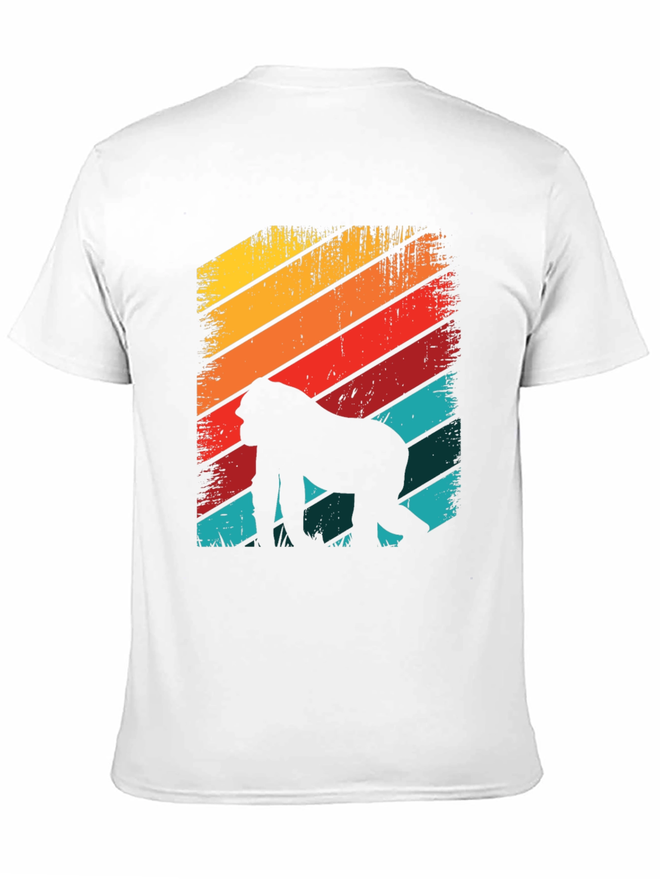 Retro Gorilla Silhouette Graphic Tee