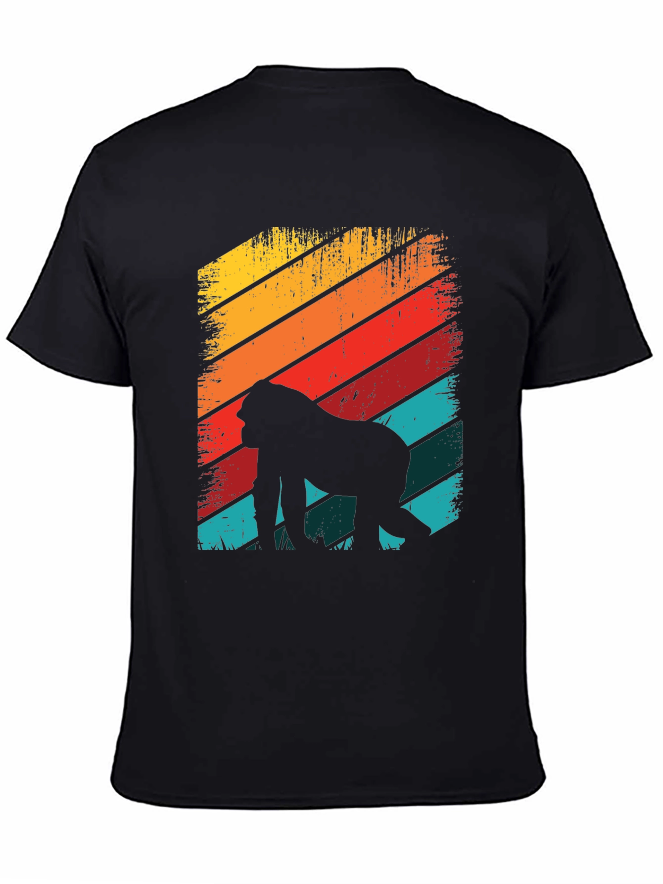 Retro Gorilla Silhouette Graphic Tee