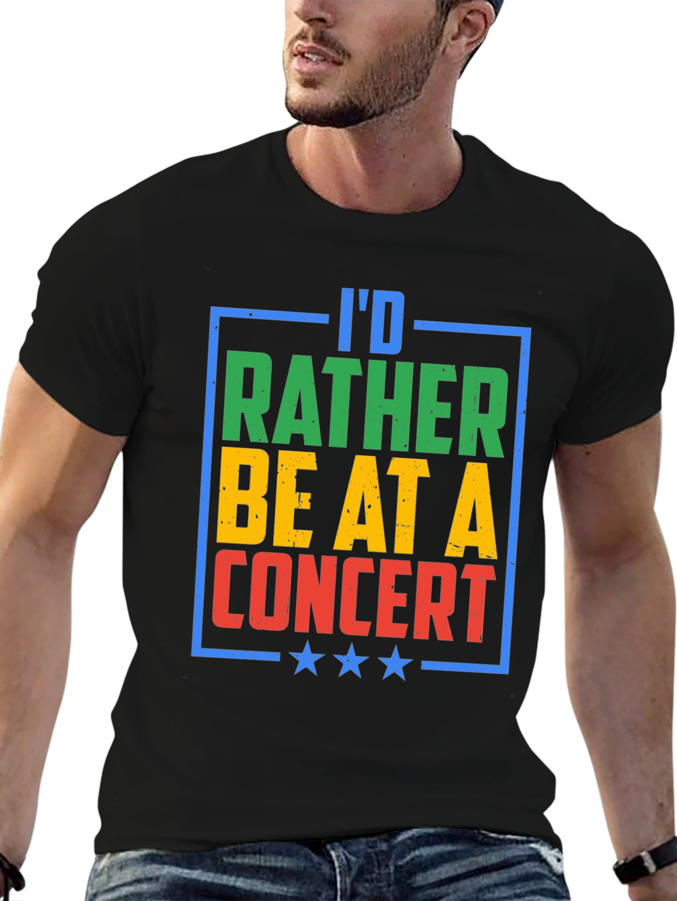 Id Rather Be At A Concert T-Shirt