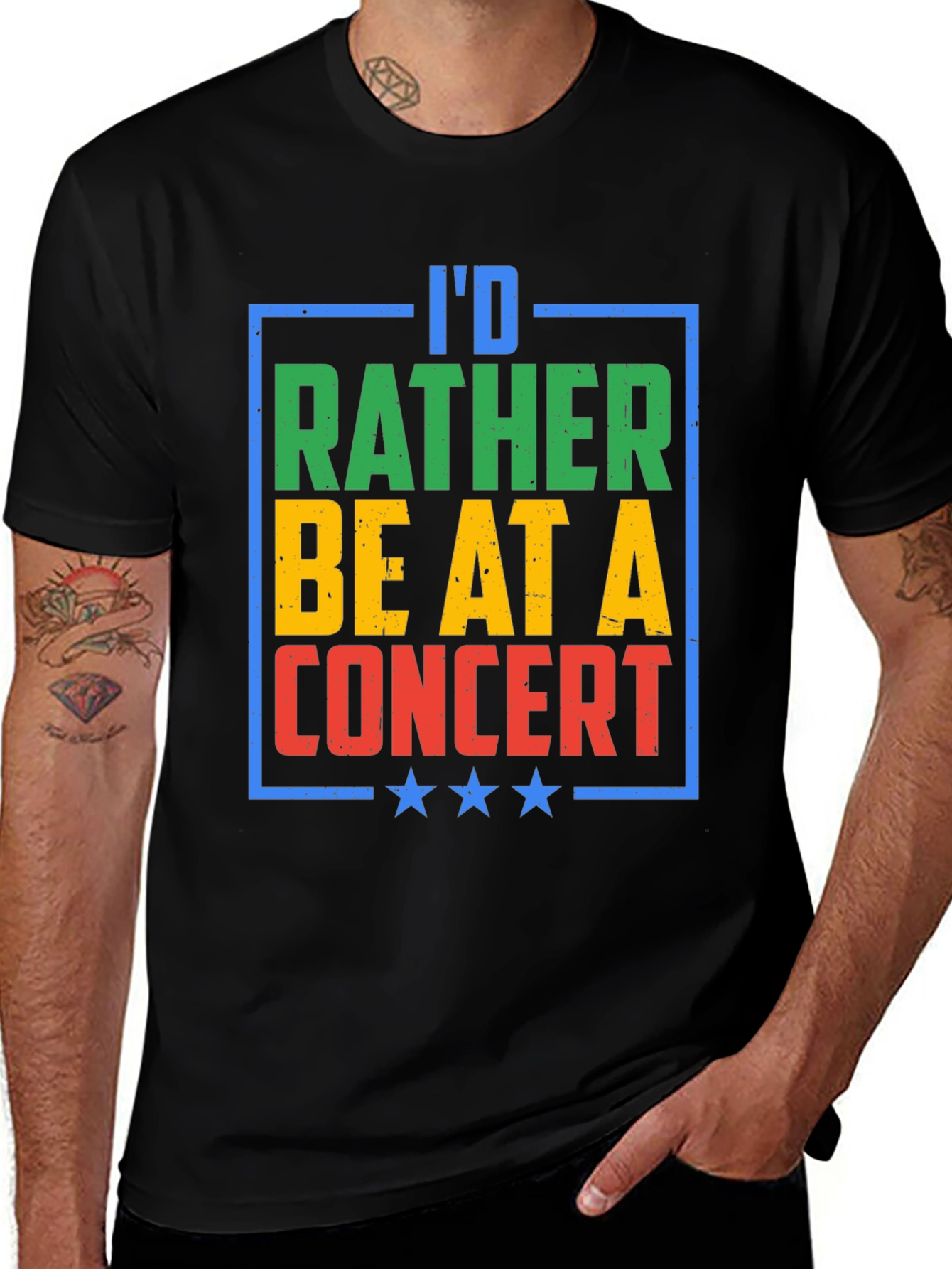 Id Rather Be At A Concert T-Shirt