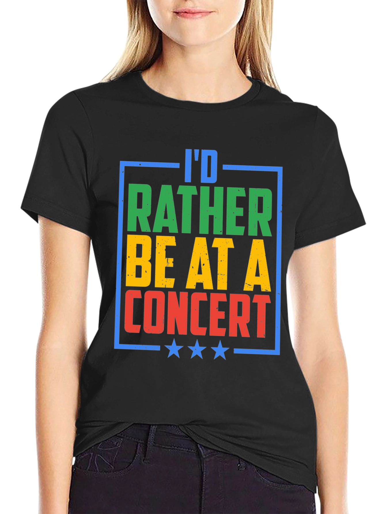 Id Rather Be At A Concert T-Shirt