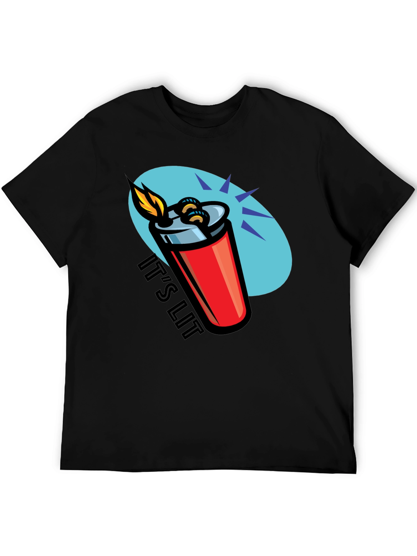 Its Lit T-Shirt - Novelty Graphic Tee