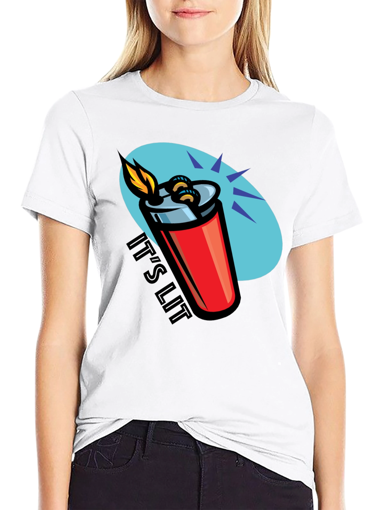 Its Lit T-Shirt - Novelty Graphic Tee