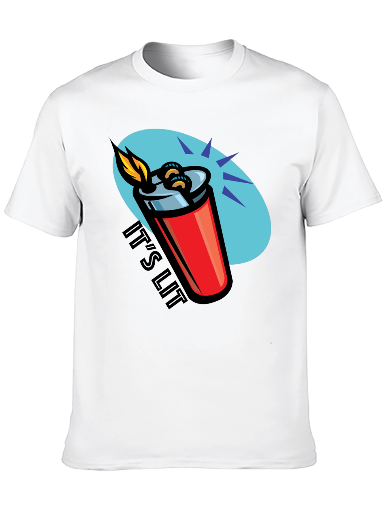 Its Lit T-Shirt - Novelty Graphic Tee