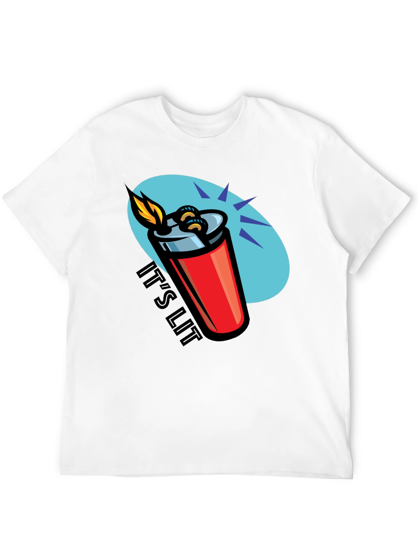 Its Lit T-Shirt - Novelty Graphic Tee