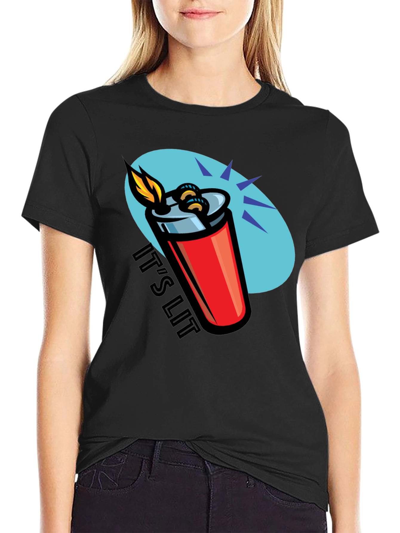 Its Lit T-Shirt - Novelty Graphic Tee