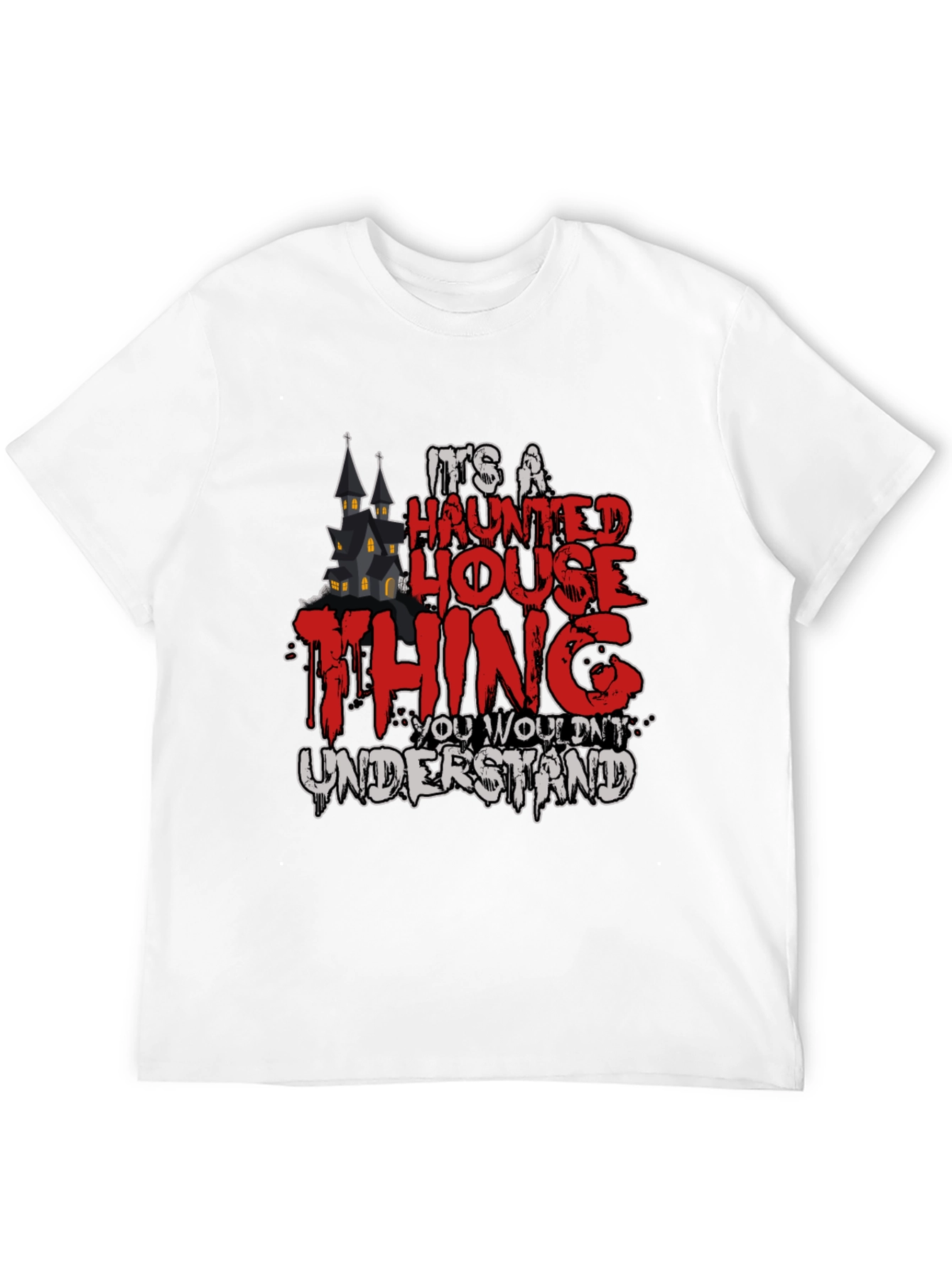 Haunted House Thing Graphic Tee