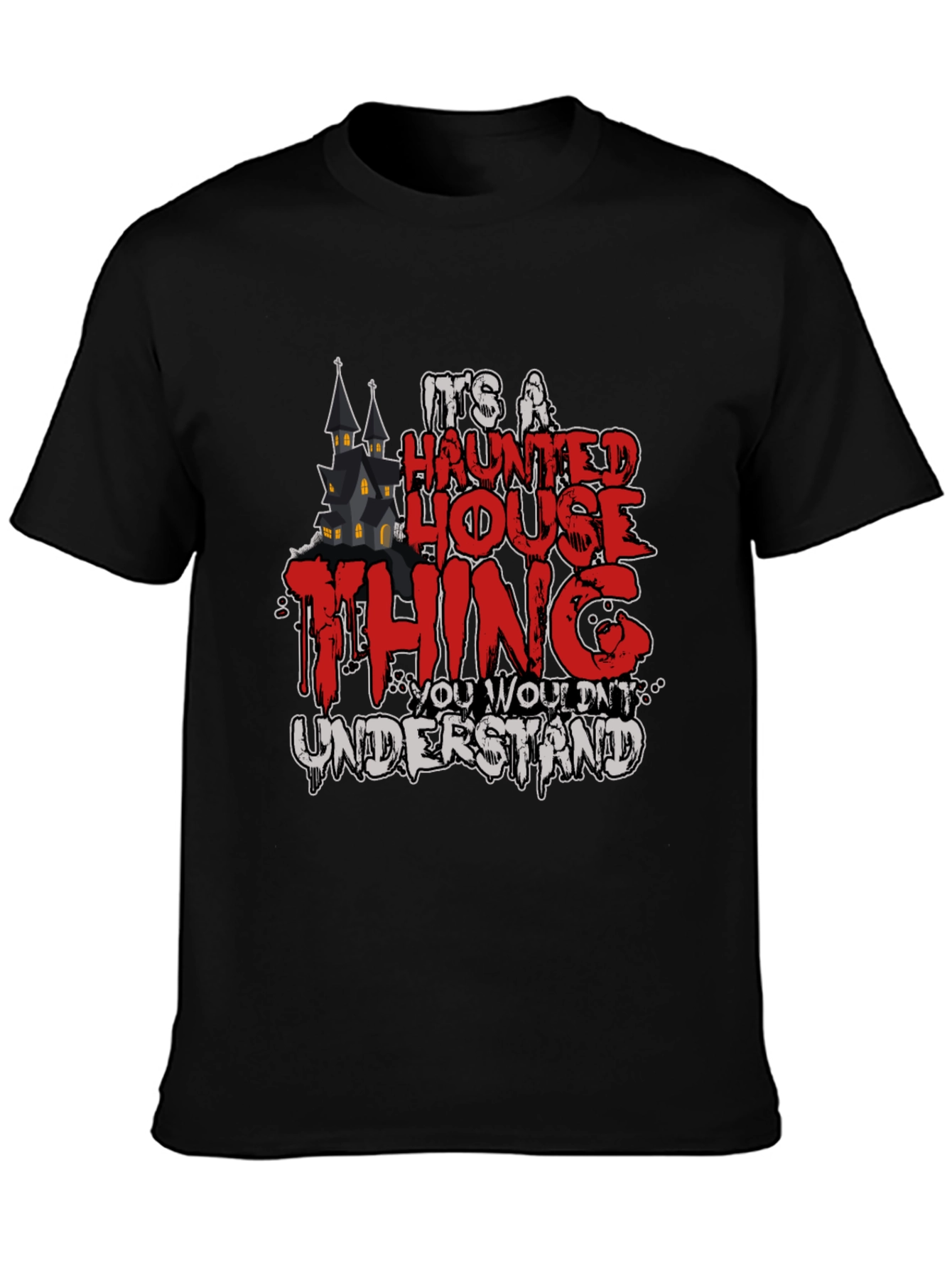 Haunted House Thing Graphic Tee