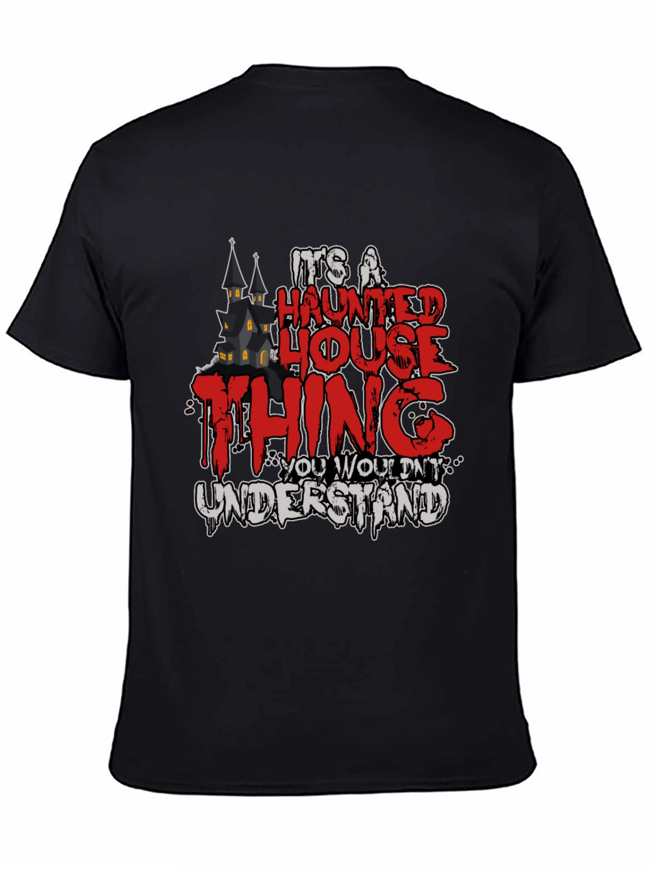Haunted House Thing Graphic Tee