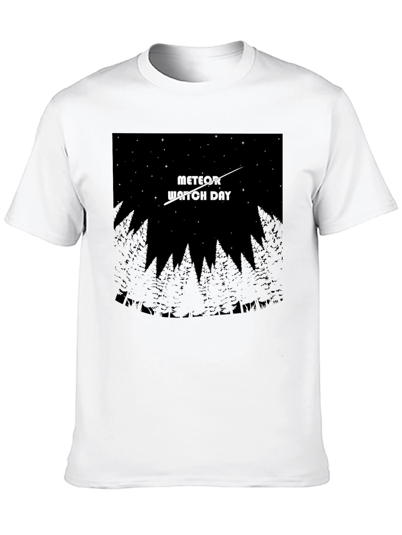 Meteor Watch Day Graphic Tee - Black