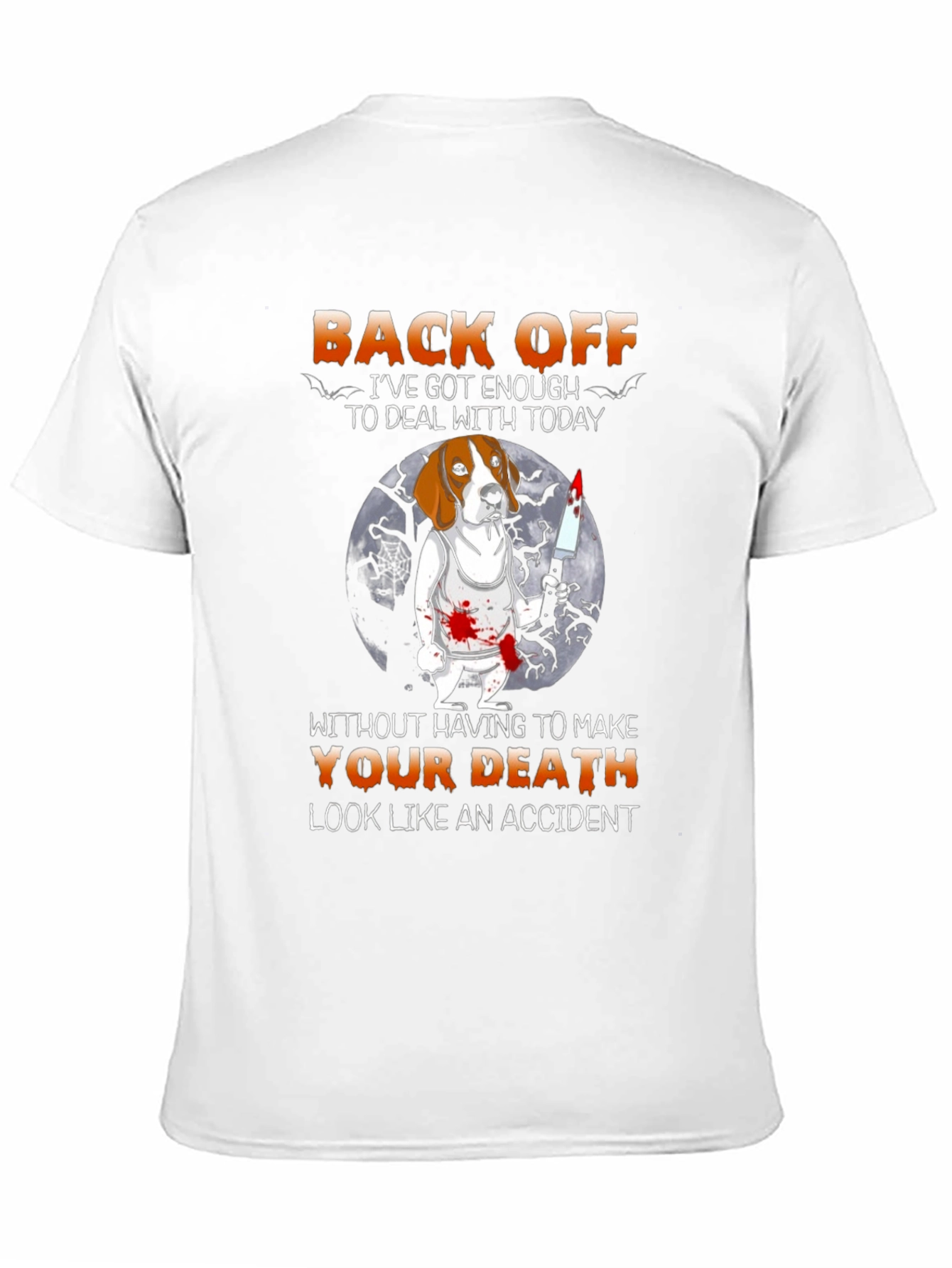 Back Off Halloween Dog T-Shirt