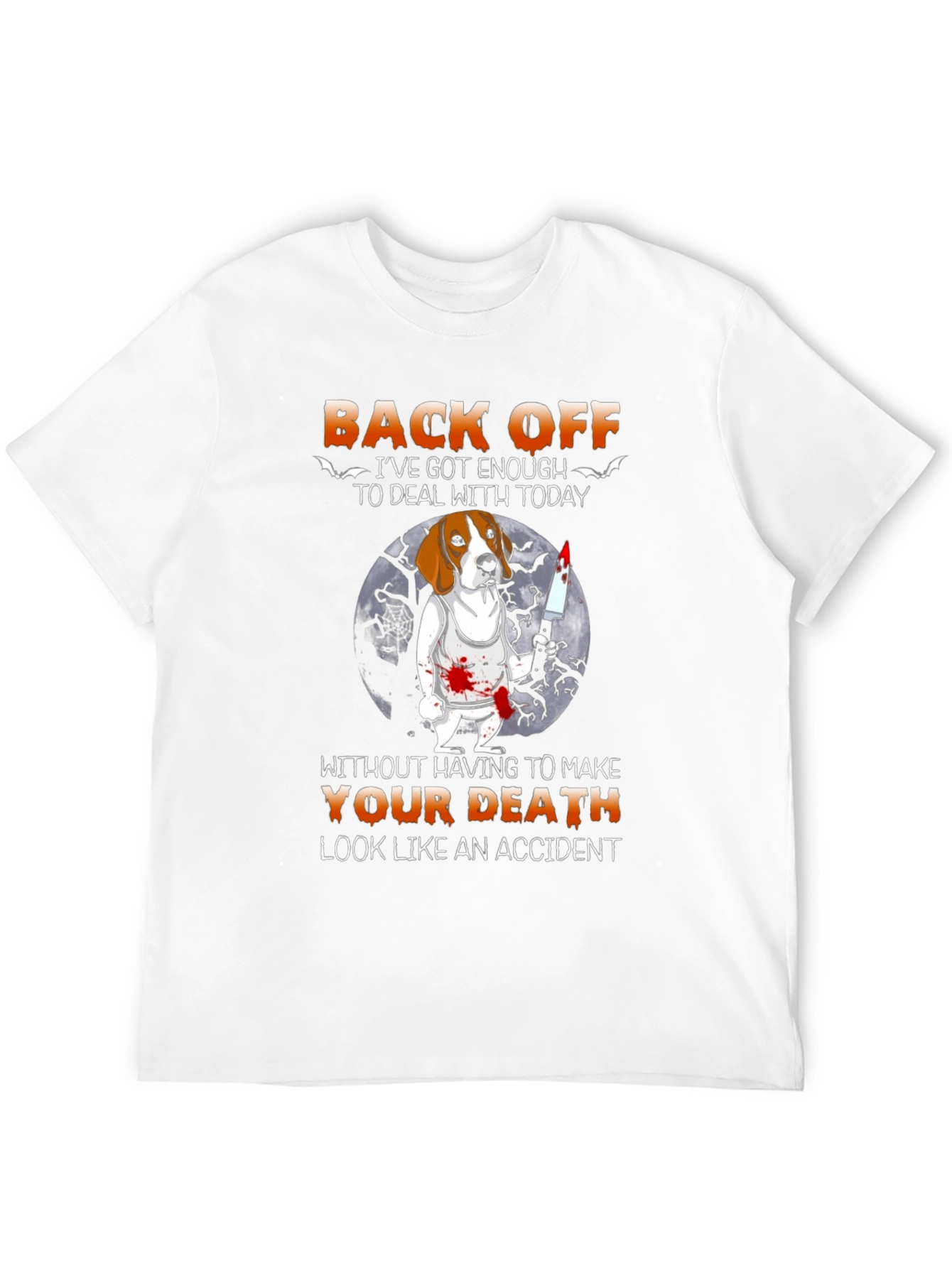 Back Off Halloween Dog T-Shirt