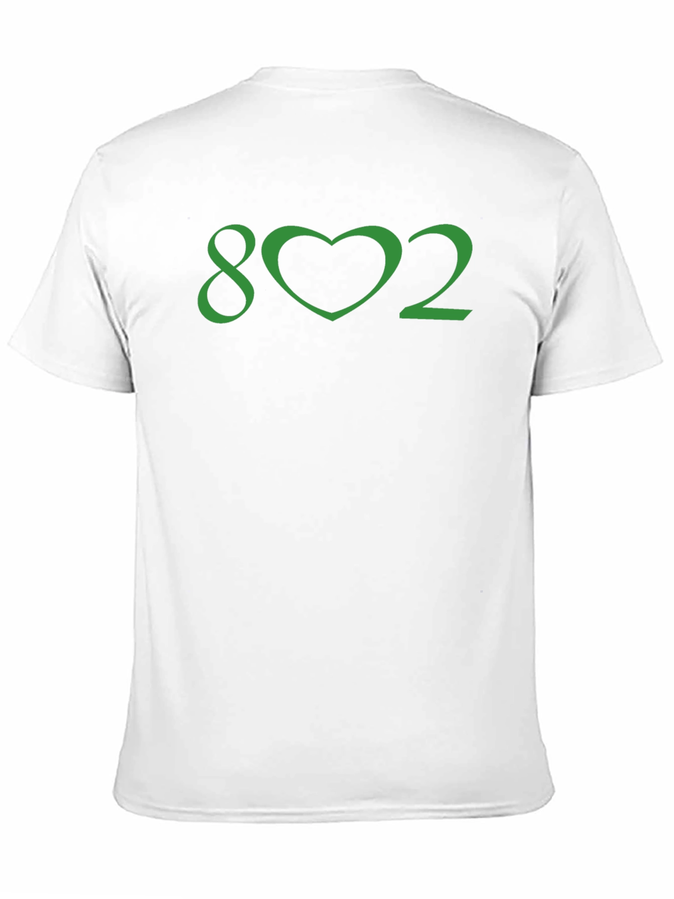 Vermont Pride Tee - 802 Heart Graphic Black T-Shirt