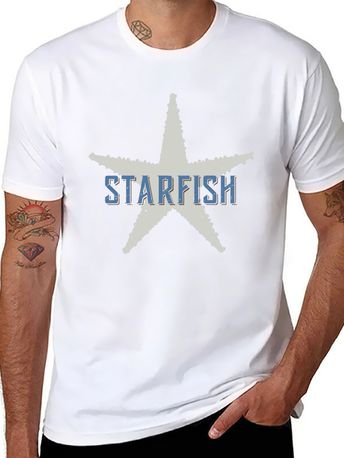 Starfish Graphic Tee - Coastal Casual Style